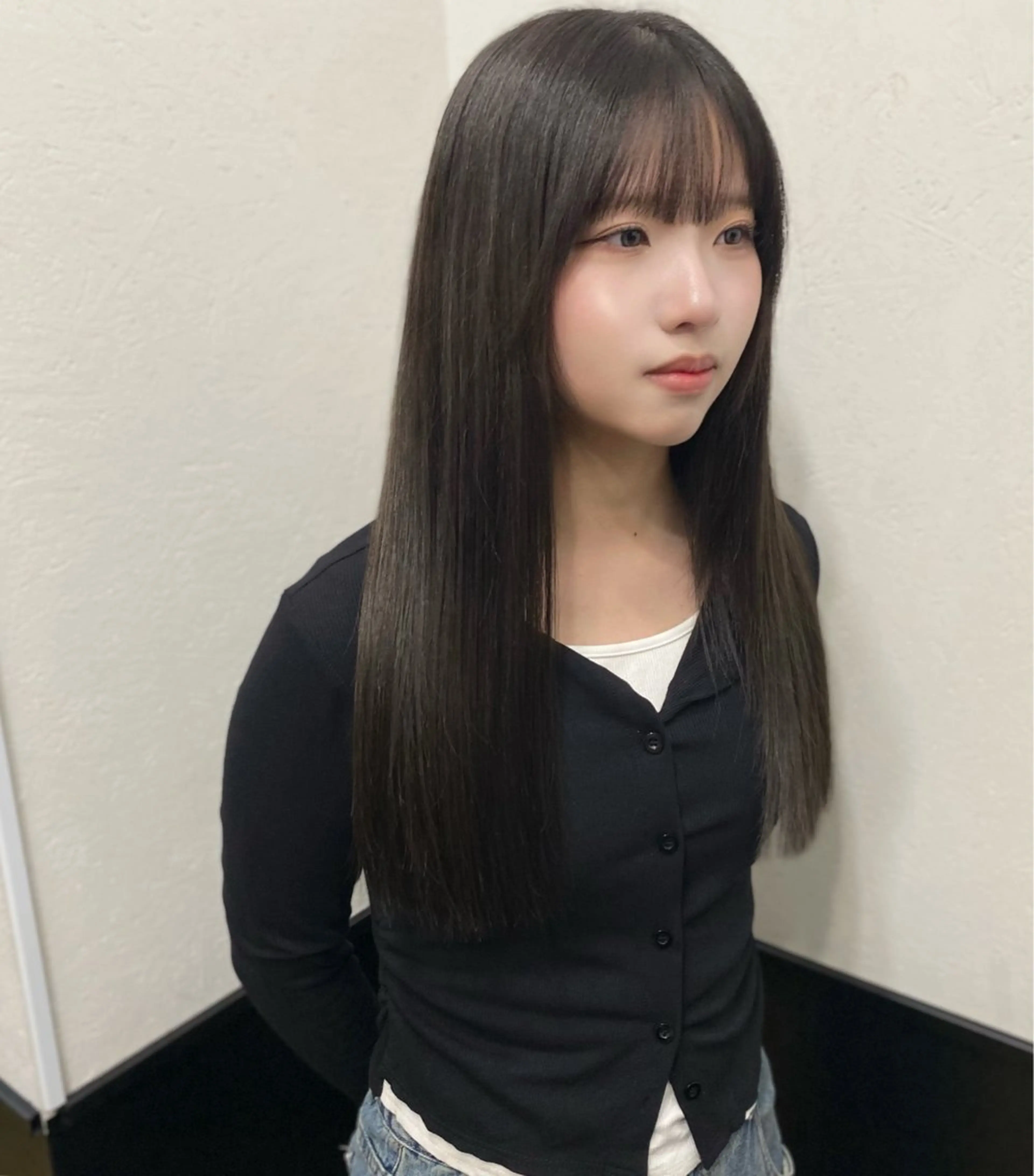 ロング カラー 渋谷🖤 艶髪🖤透明感カラーのヘアスタイル