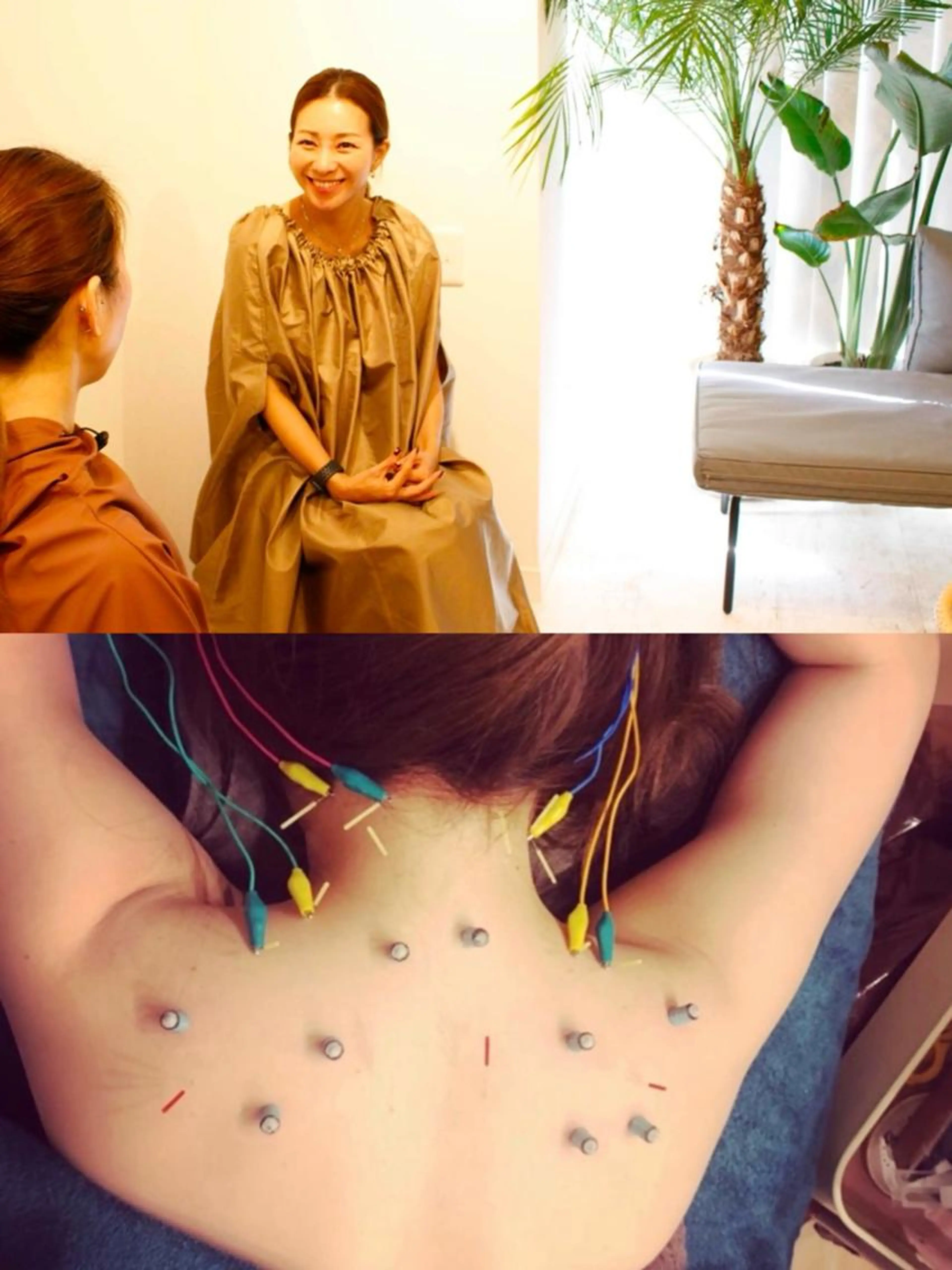 🉐辛い首肩コリに💆🏻♀️【黄土よもぎ蒸し♨️+首肩鍼】 7200円!温活/首肩凝りスッキリの写真