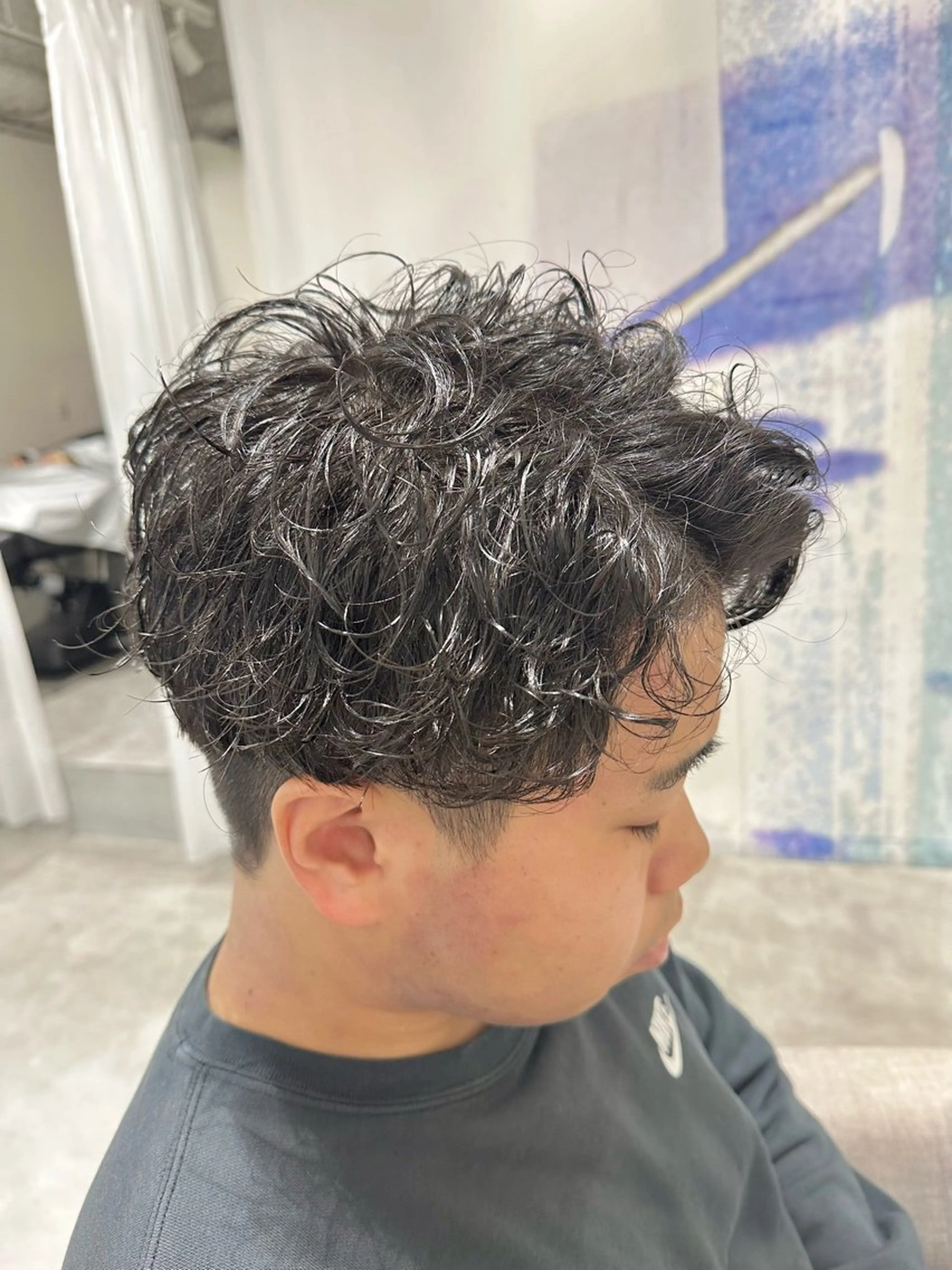 パーマ メンズ メンズパーマ スパイラルパーマ カット パーマ 💎メンズパーマ特化 🥇メンズのプロのヘアスタイル