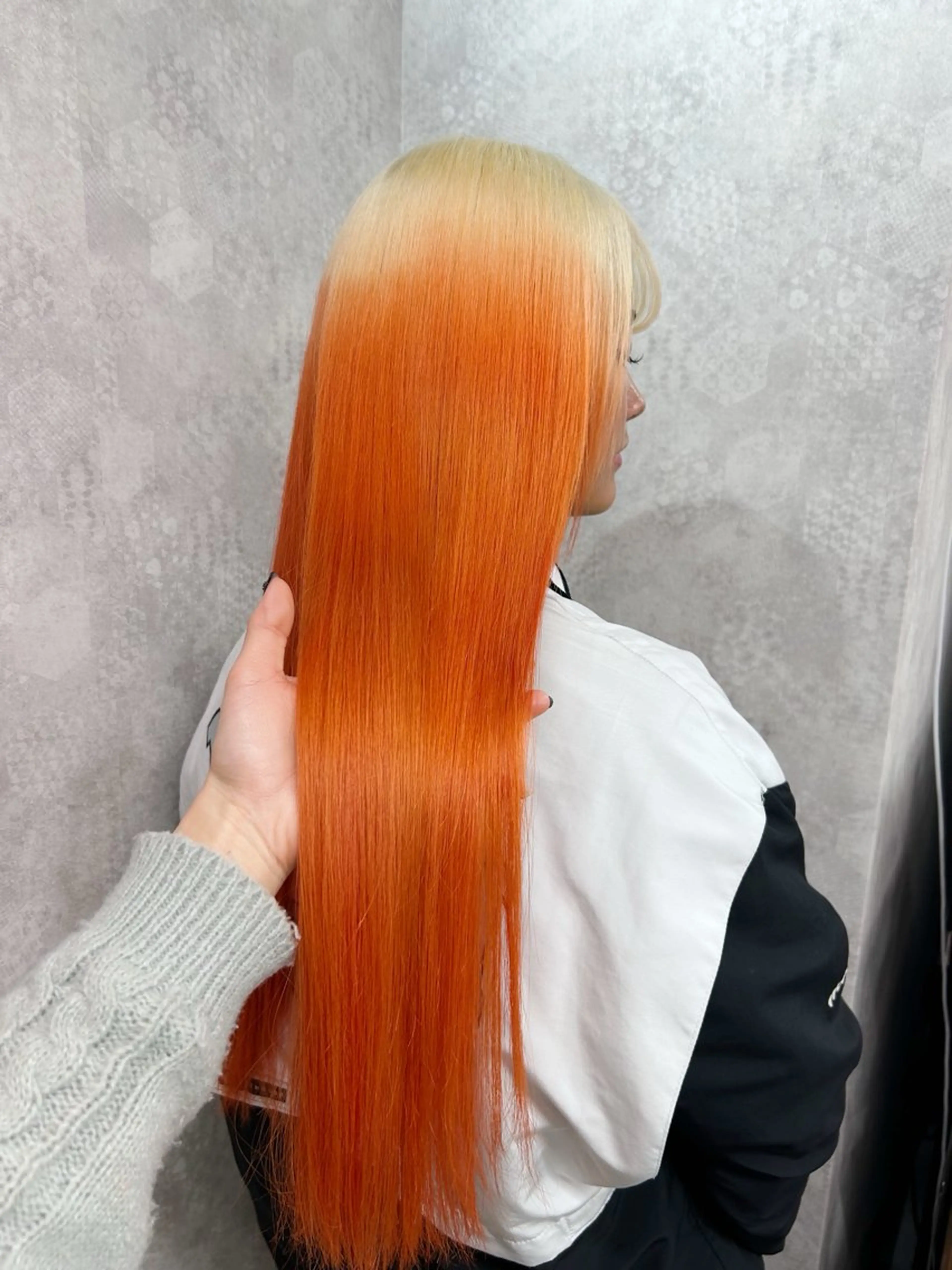 ロング カラー カット ヘアカラー 💕ブリーチ/ヘアメ 🎀YUUKAのヘアスタイル