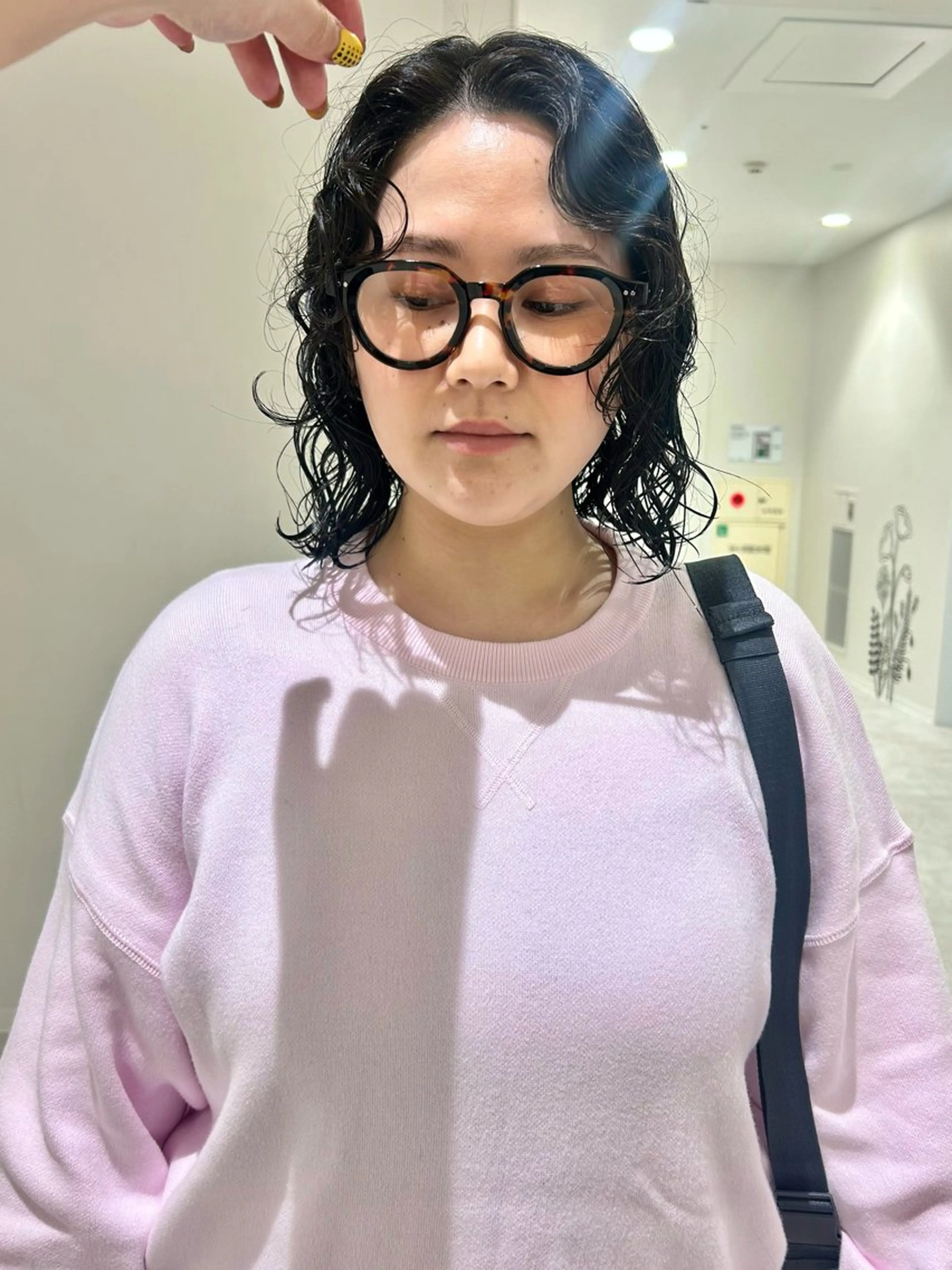 ミディアム パーマ パーマ 👔ボブ﹨似合 わせパーマ🩳ももかのヘアスタイル