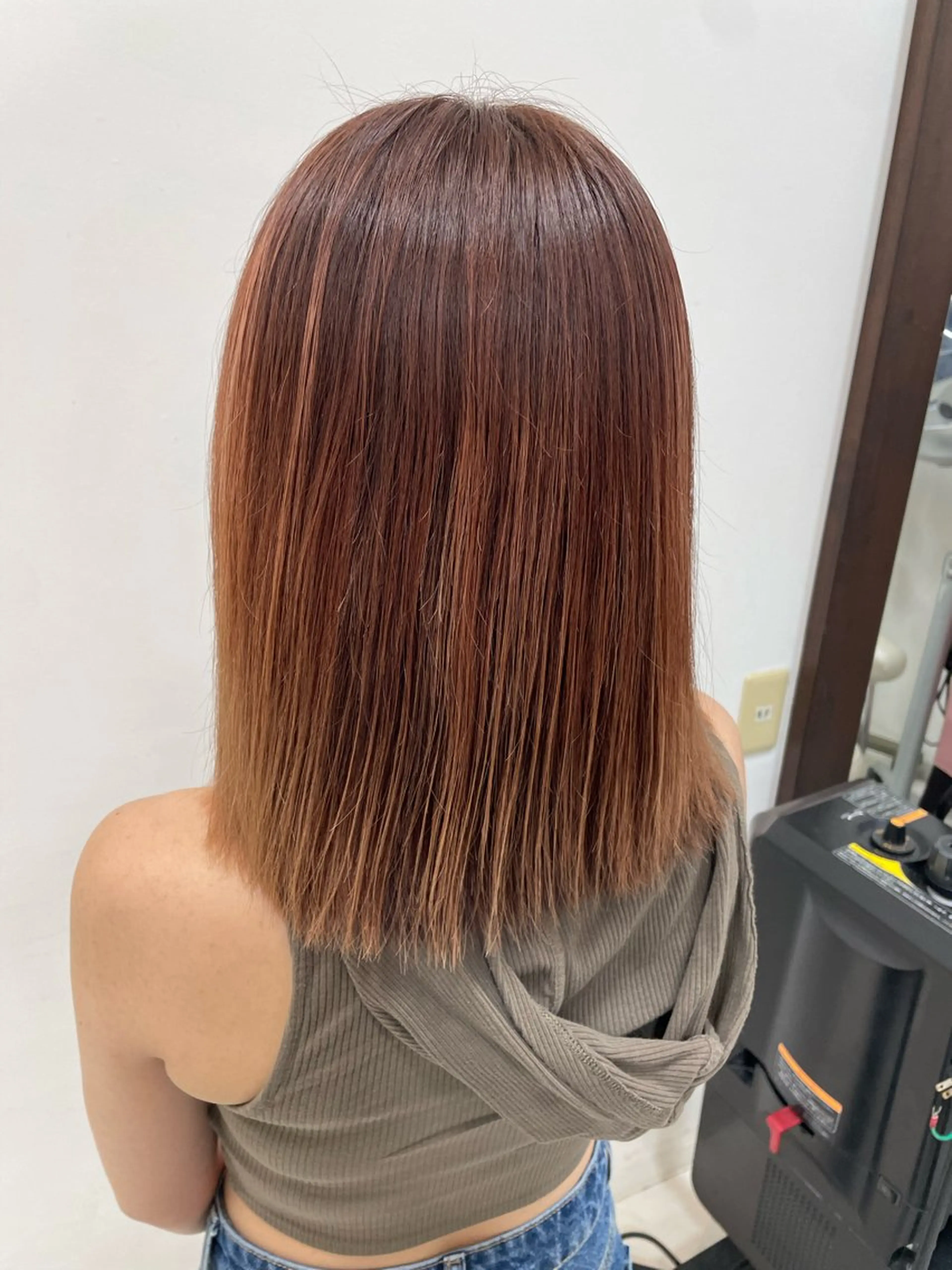 ミディアム イマムラ ナナのヘアスタイル