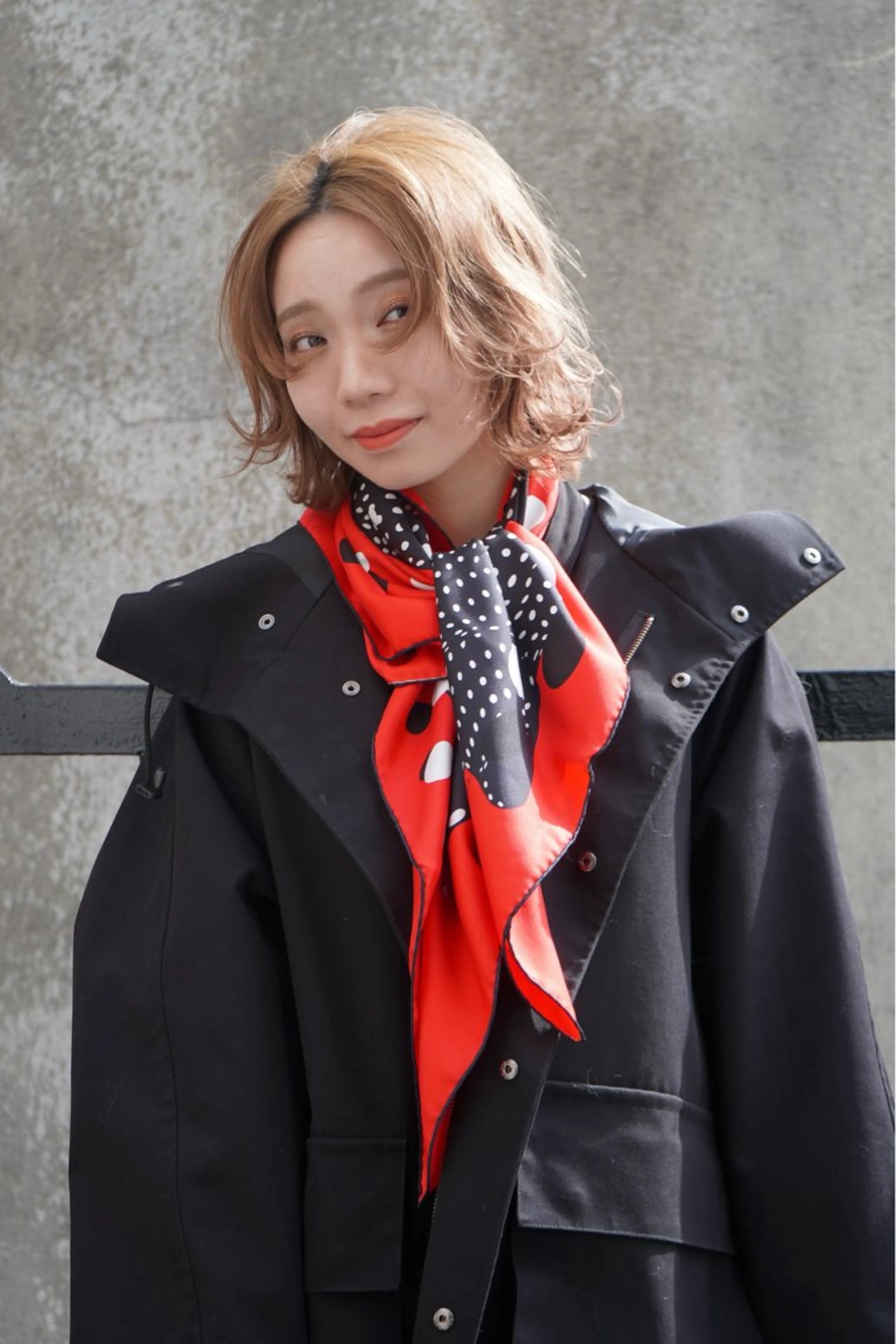 ミディアム カット 加藤 悠真のヘアスタイル