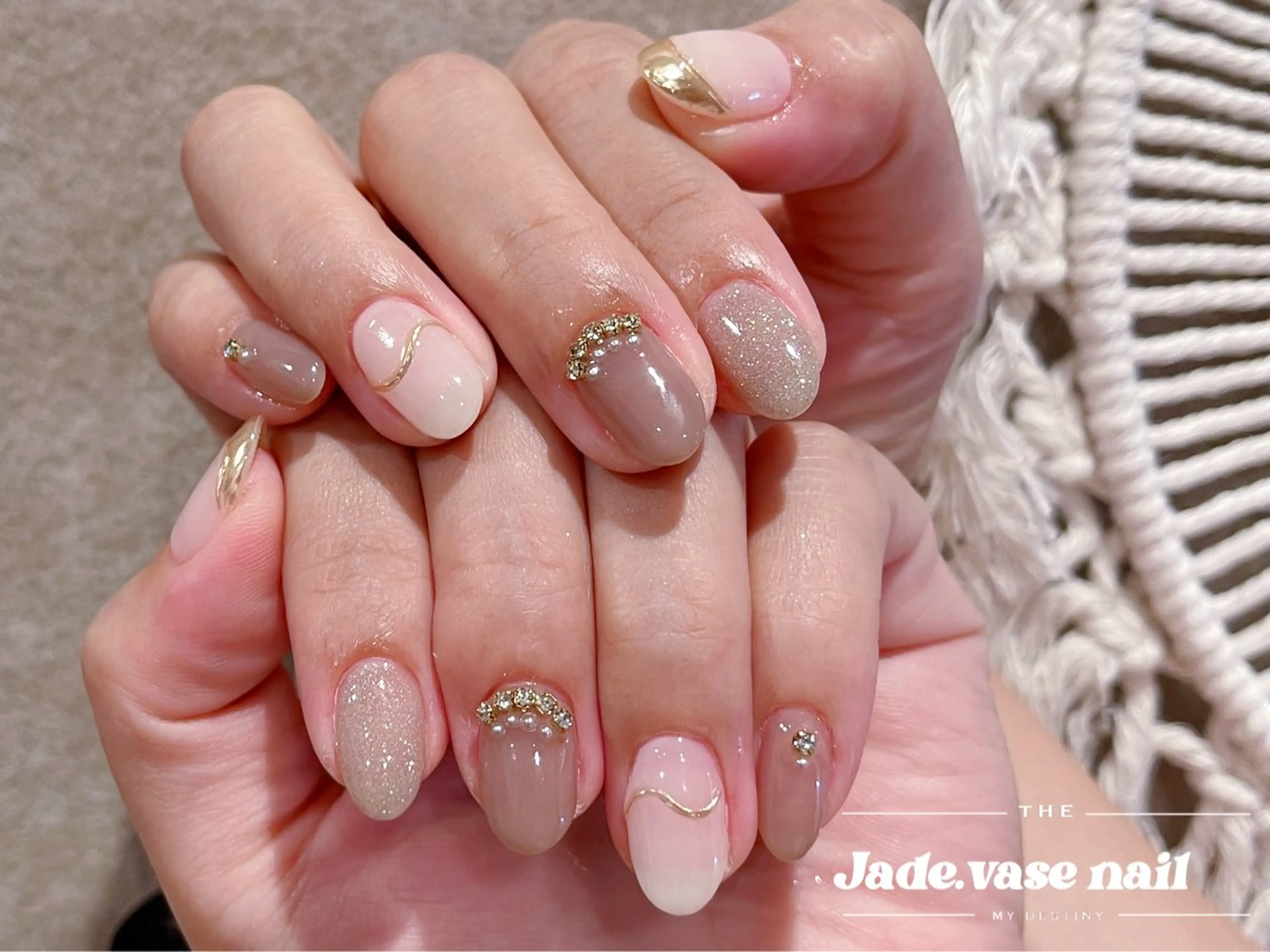 ネイル ハンドネイル ✰Jade.vase 银座のネイルデザイン