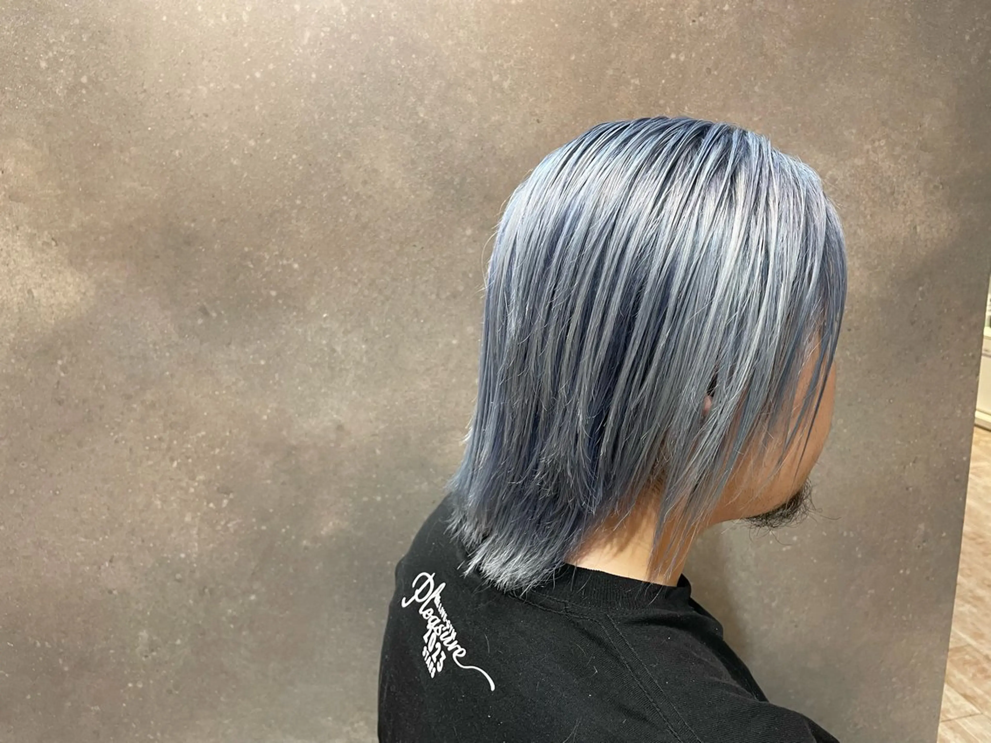 カラー ブルーカラー 元自衛官美容師 つや。のヘアスタイル