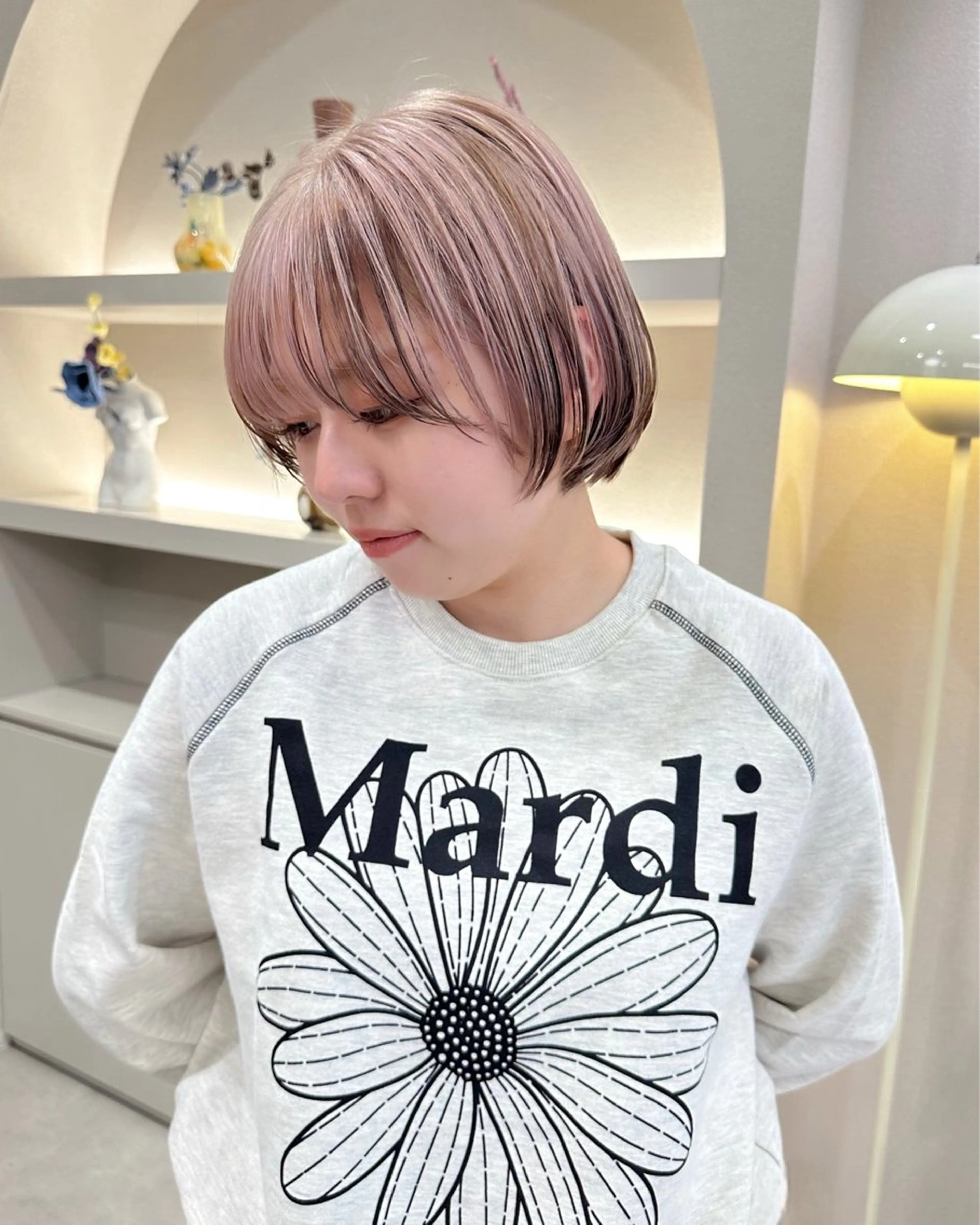 カラー 色素薄めカラー o___mioのヘアスタイル