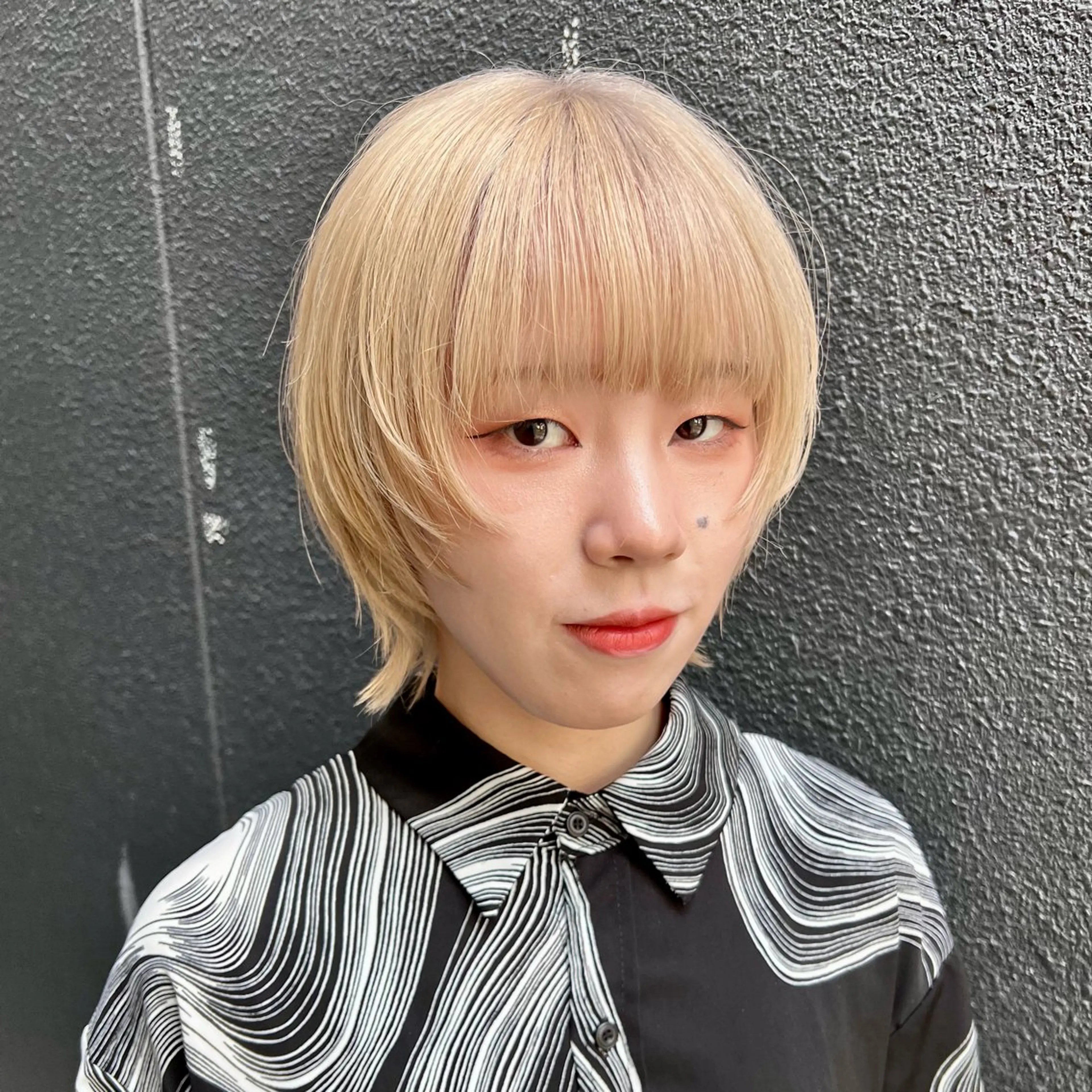 ショート カラー 名古屋/落ちる黒 黒染め落としのヘアスタイル