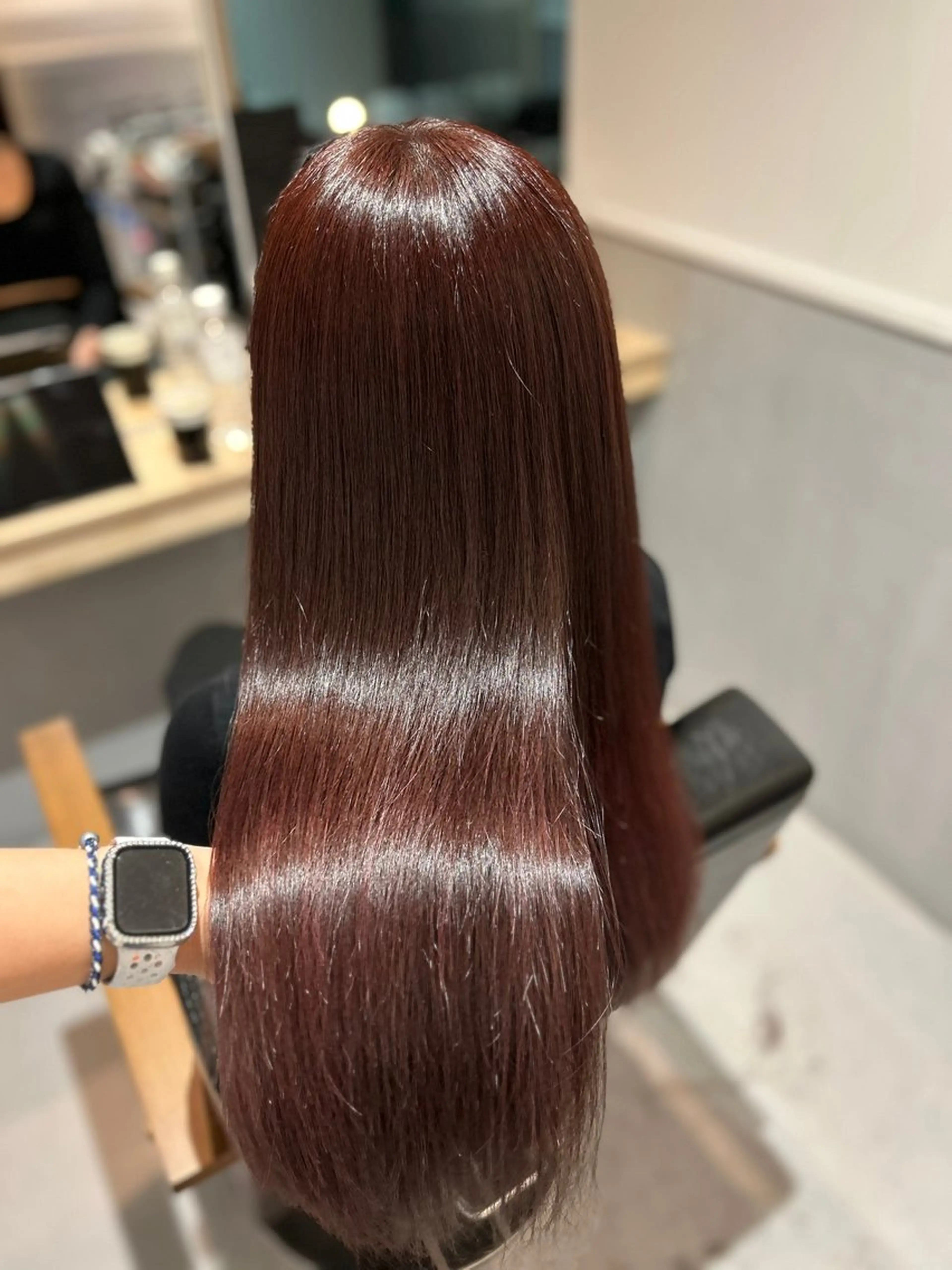 ロング カラー カット ヘアカラー トリートメント 岩倉 諒のヘアスタイル