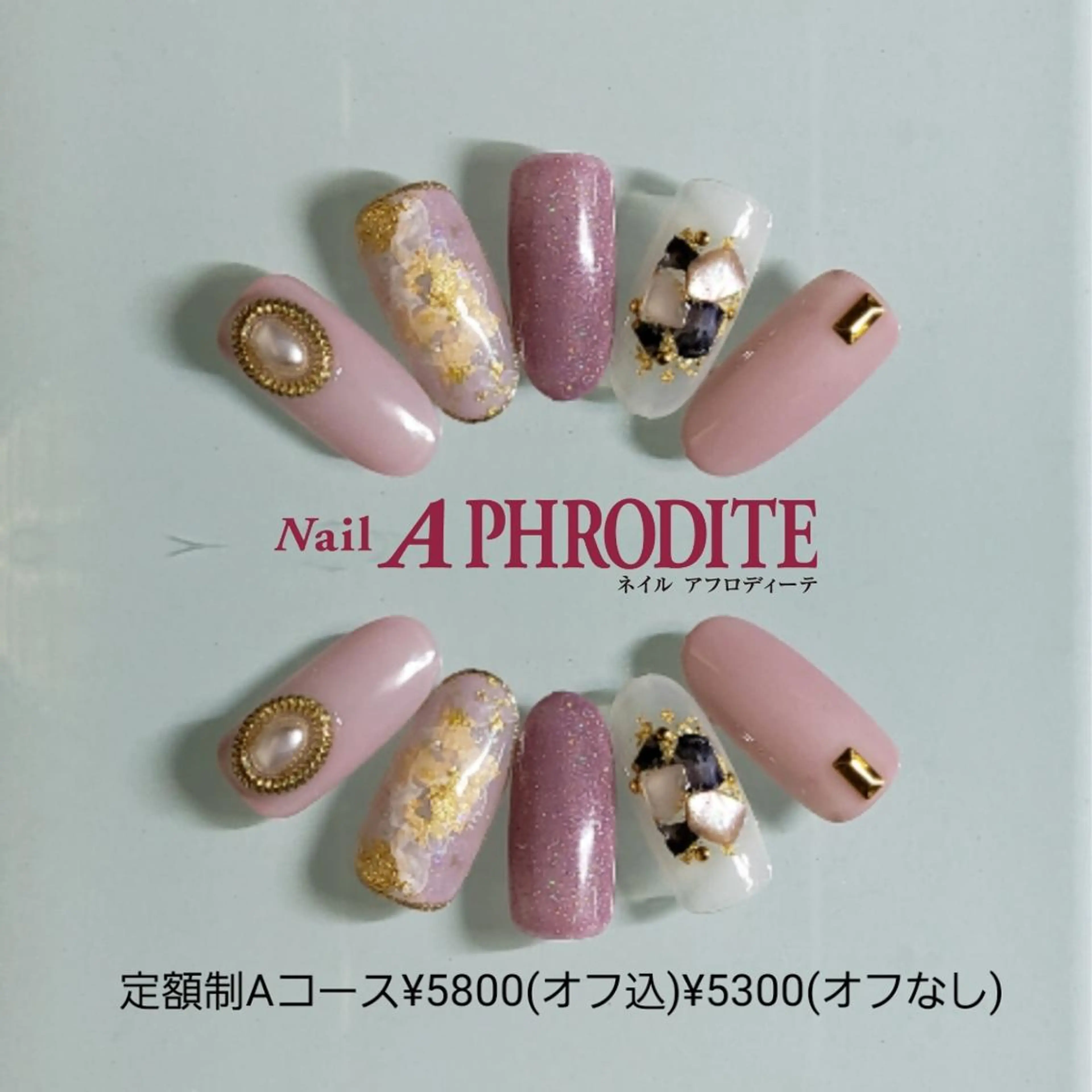 ネイル 持ち込み ハンドネイル Nail  Aphroditeのネイルデザイン