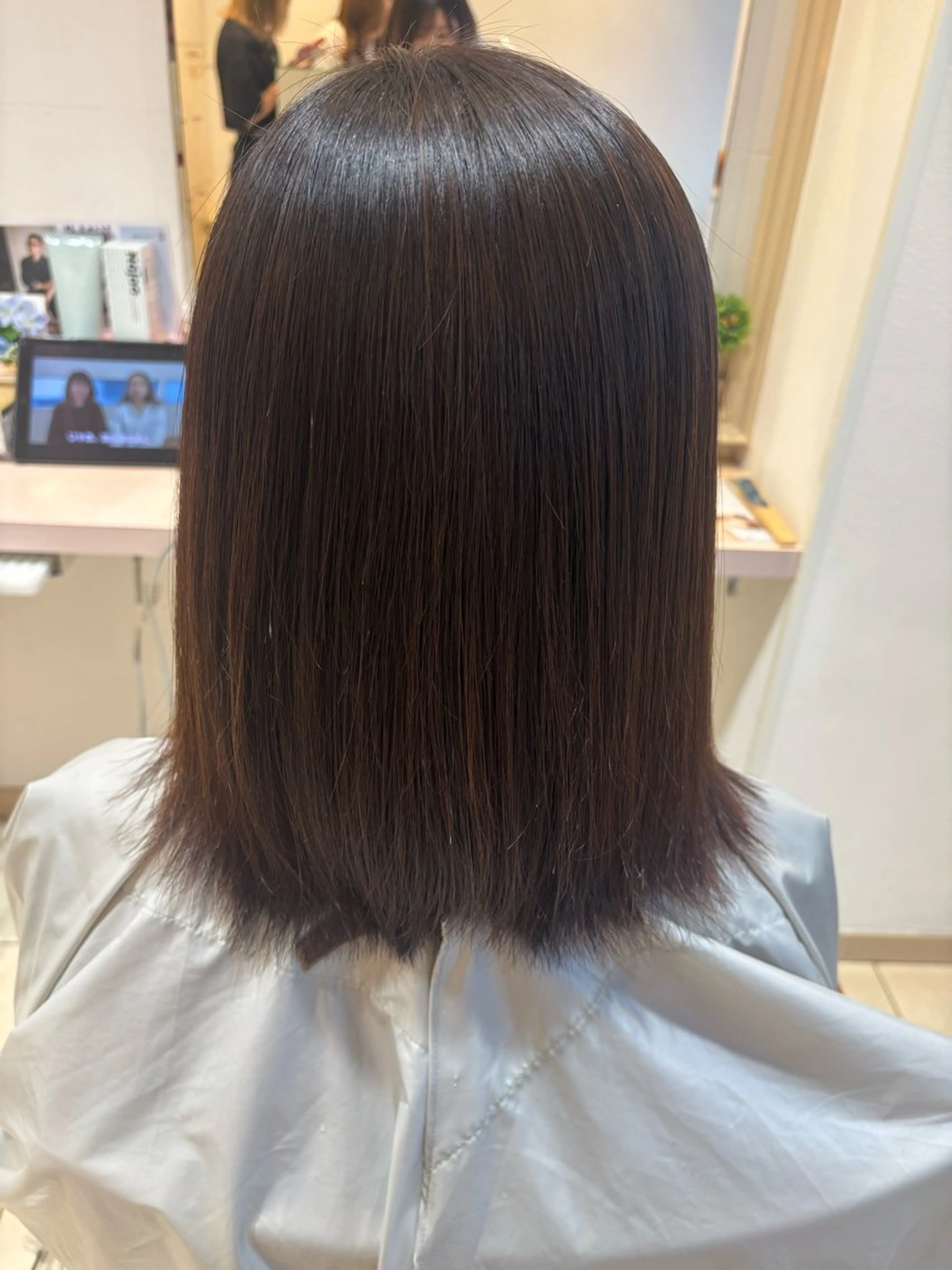 ミディアム 川島 梨菜🌹のヘアスタイル