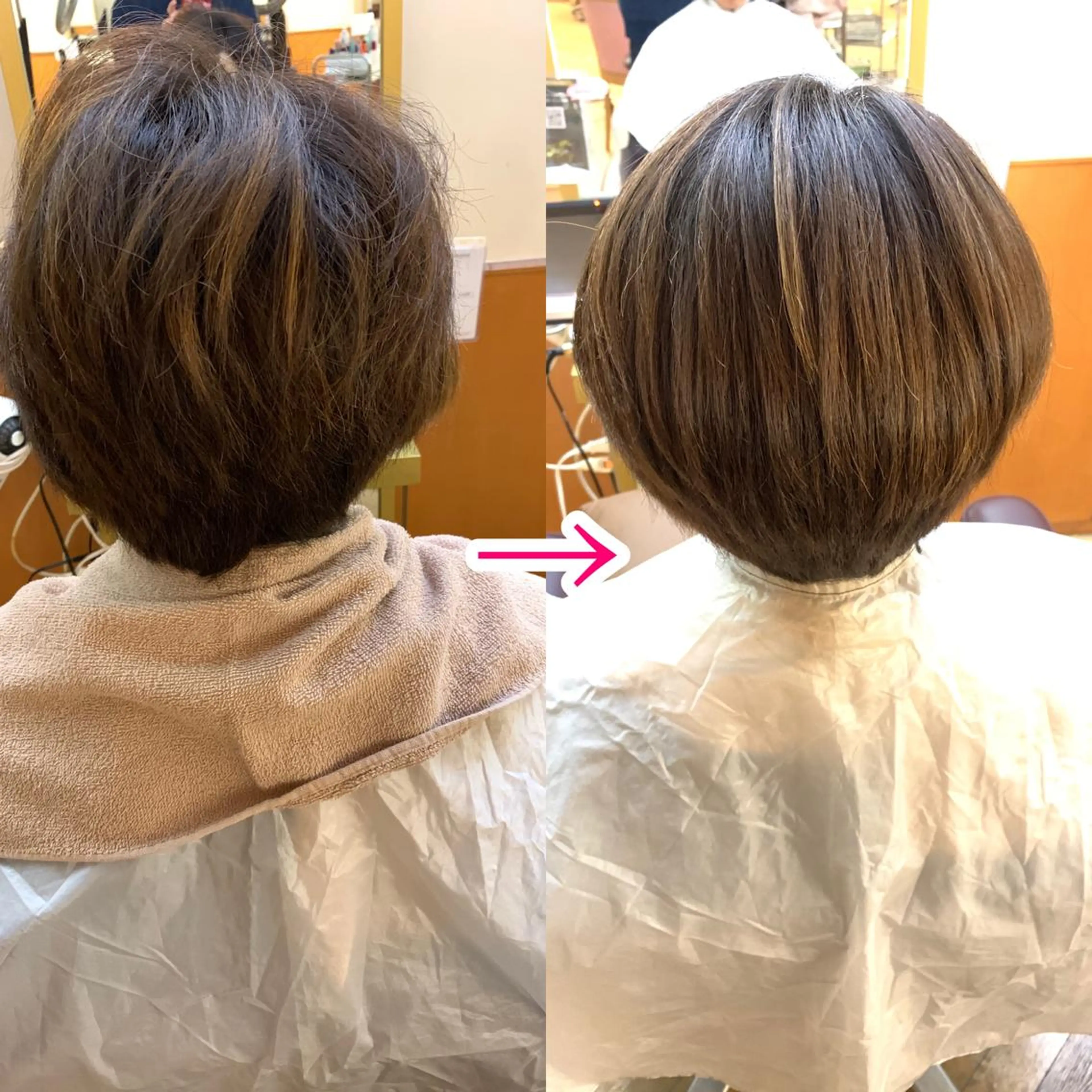 ショート 髪質改善 トリートメント 中根　いち 美髪を作るプロのヘアスタイル