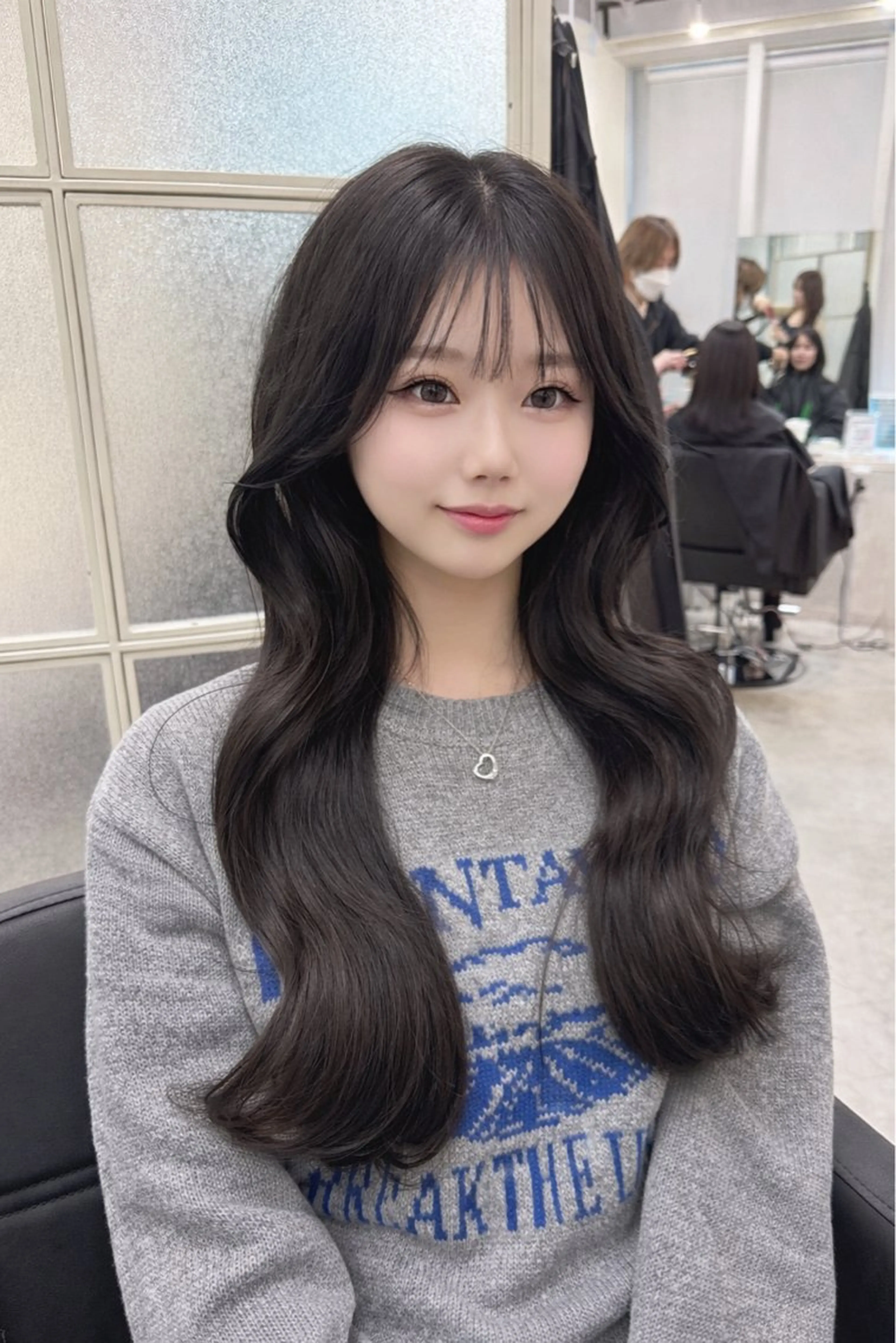 ロング 韓国風ヘア MAHO/透明感カラ ー/髪質改善🍒のヘアスタイル