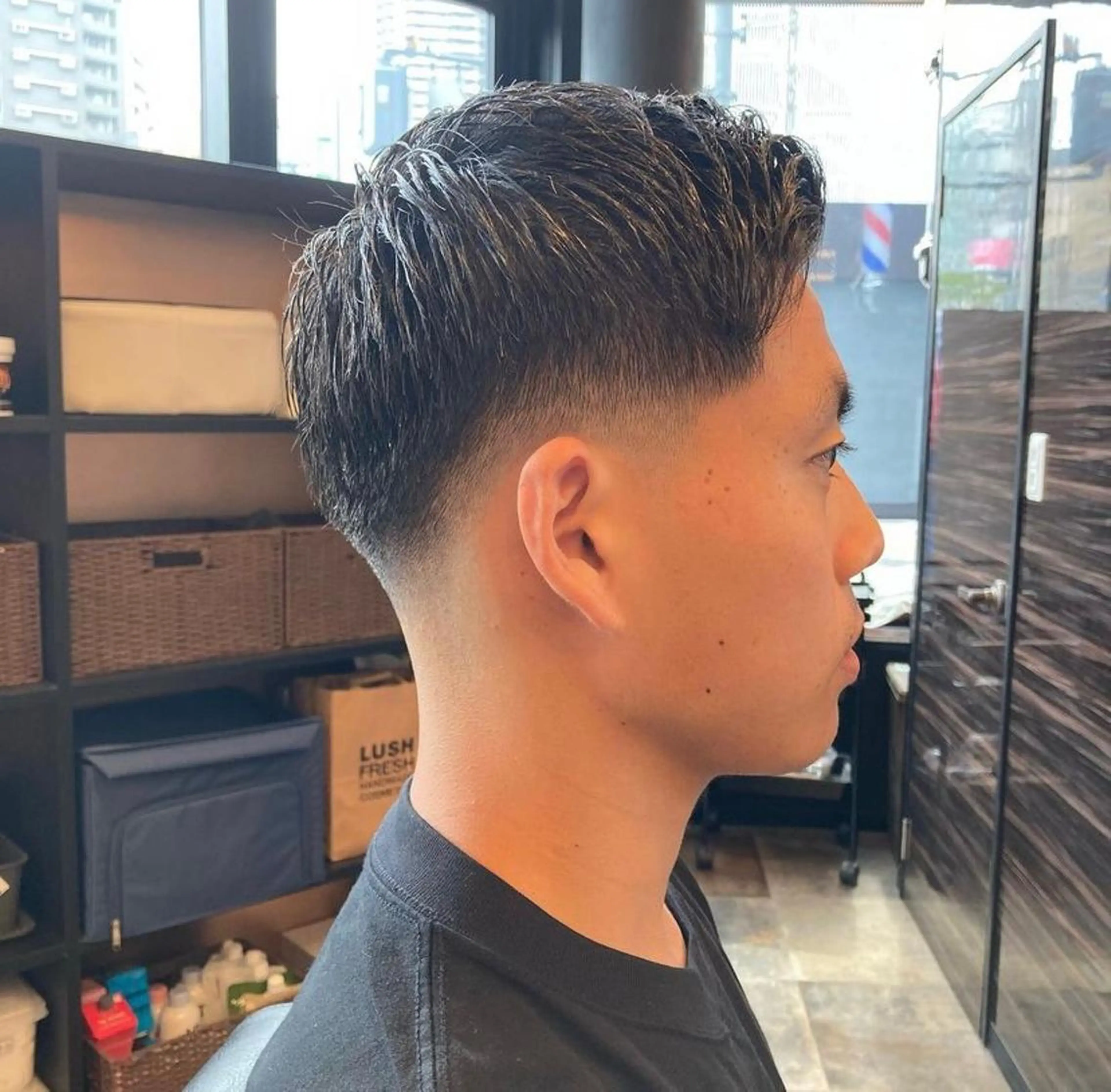 ショート メンズ フェードカット カット Smile hair浦和本店所属・🌟夜から通える🌟 メンズ専門店長RENのヘアスタイル