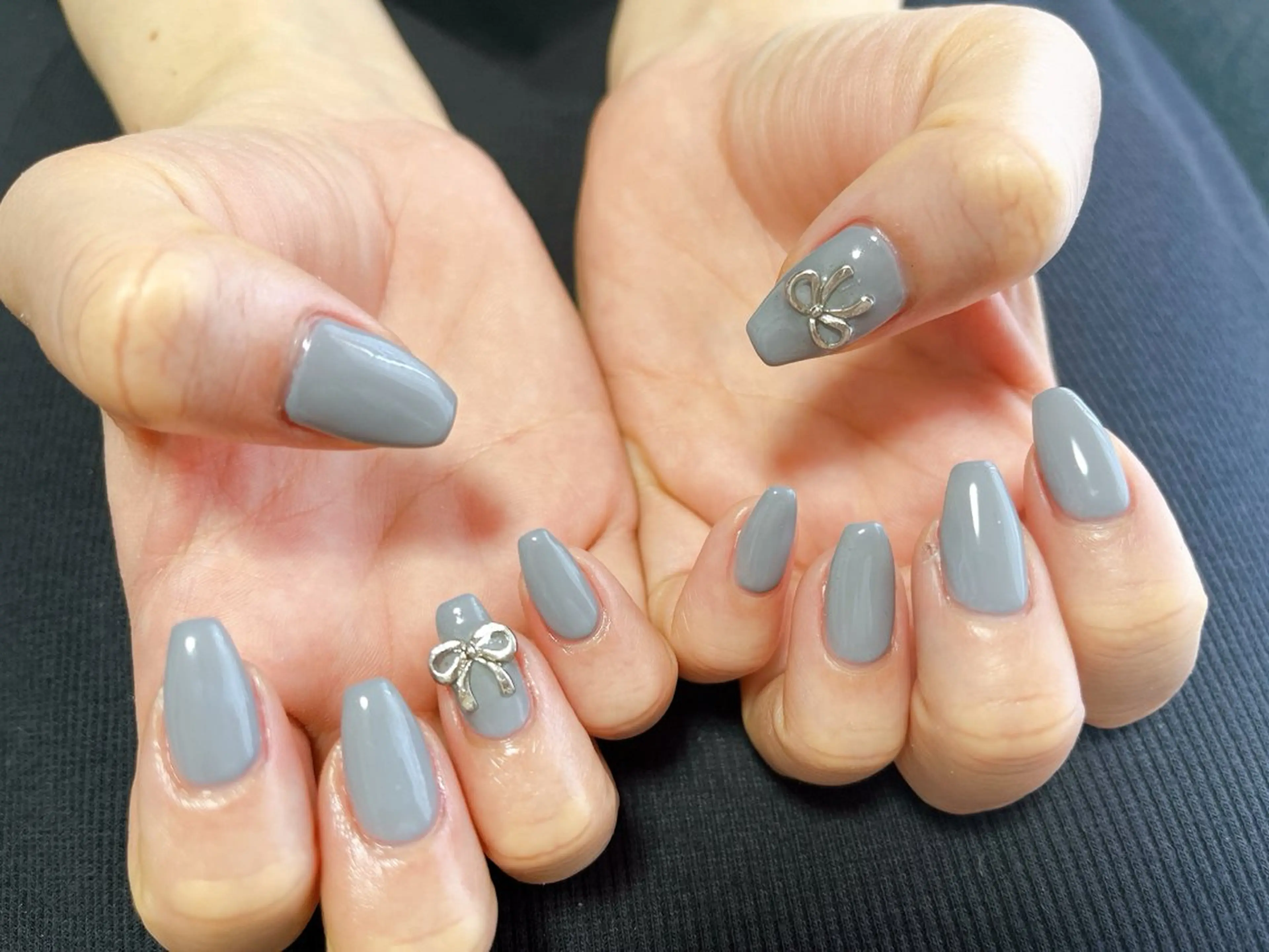 ネイル ジェルネイル 韓国ネイル メンズネイル パラジェル リボン kiki nail たまプラーザのネイルデザイン