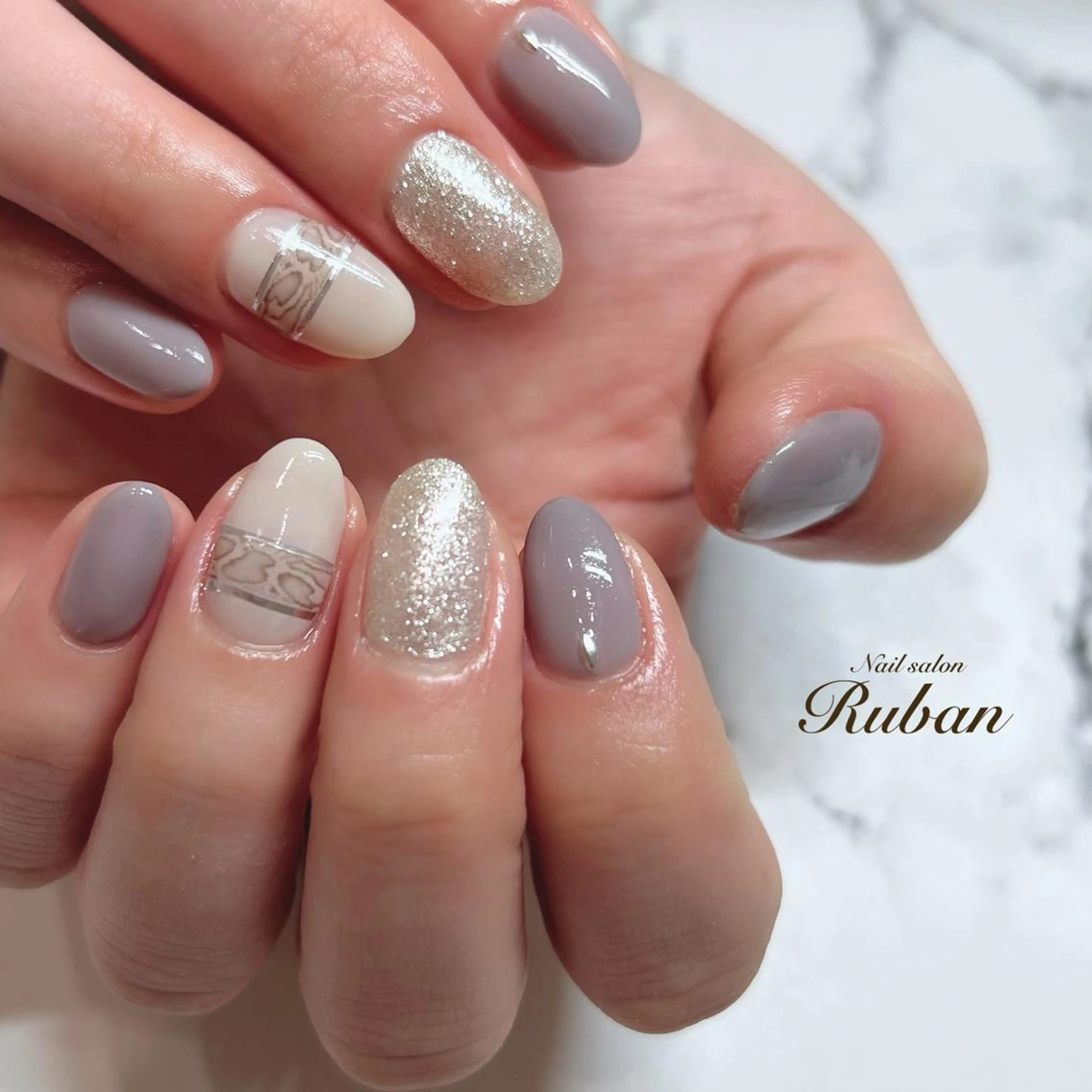 ネイル シンプルネイル Nail salon Ruban所属・Nail salon Rubanのネイルデザイン
