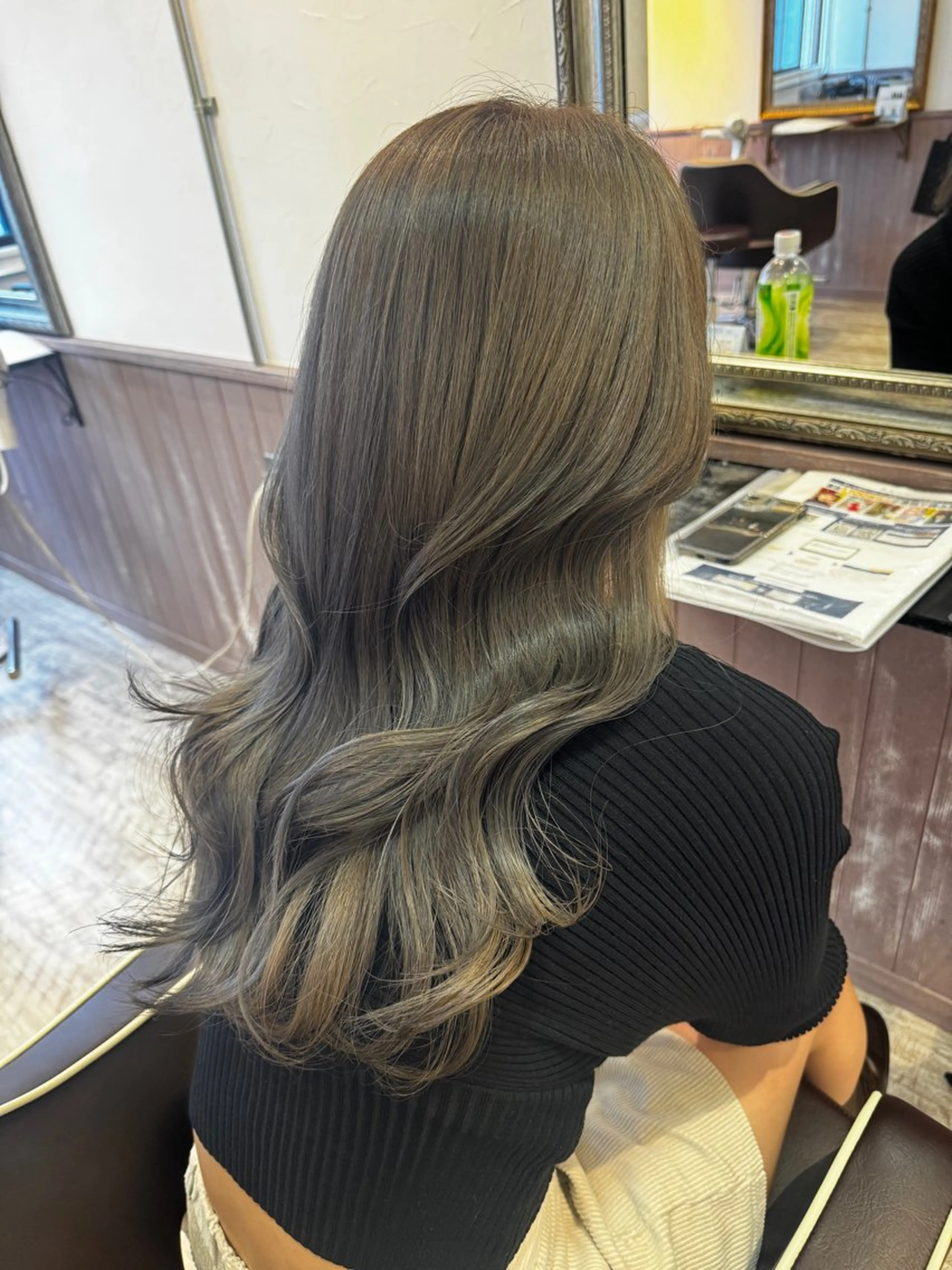 ロング カラー カット ヘアカラー トリートメント 矢場町/ダブルカラー /レイヤー/アリサのヘアスタイル