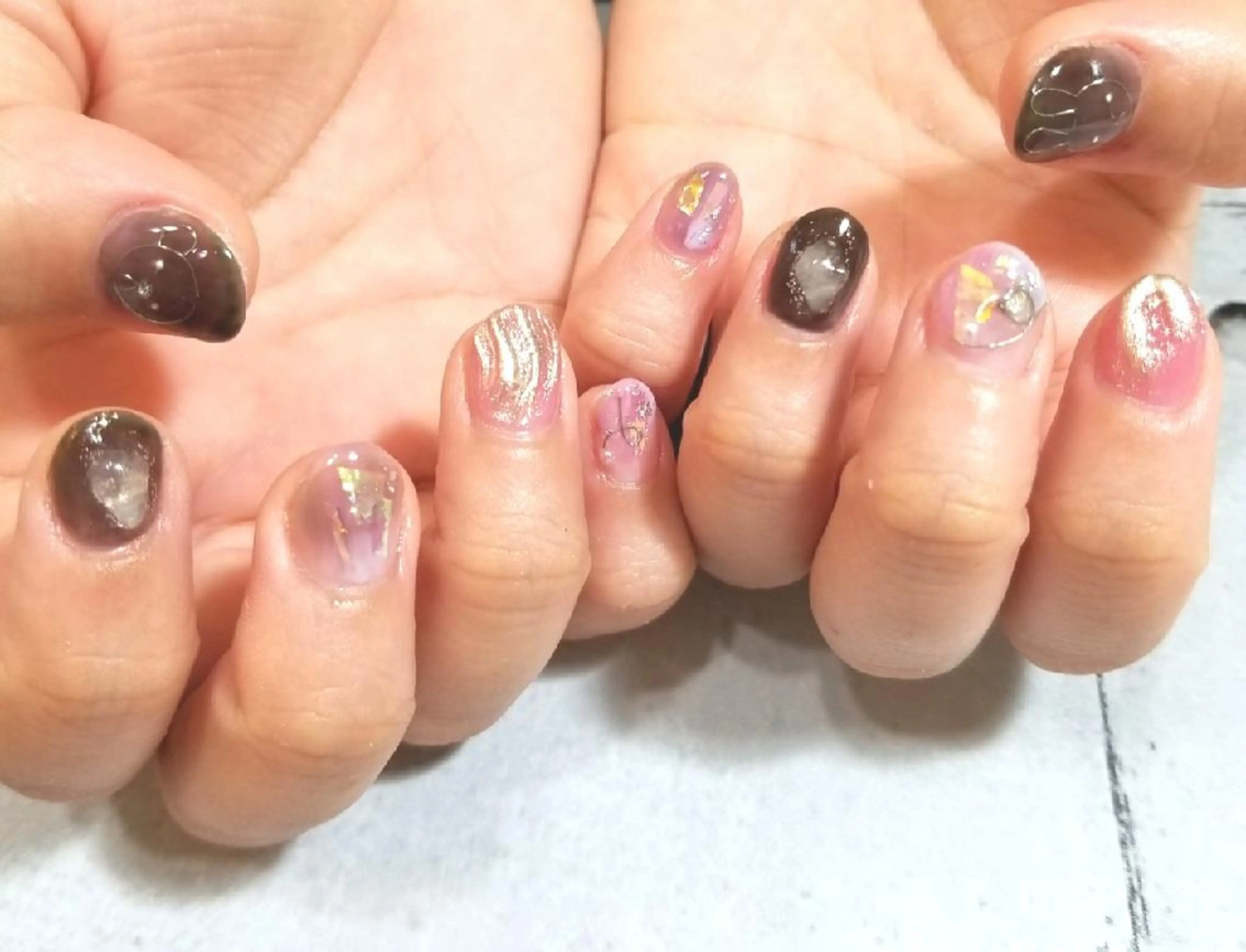 ネイル アートネイル nijiiro🌈 サトウのネイルデザイン