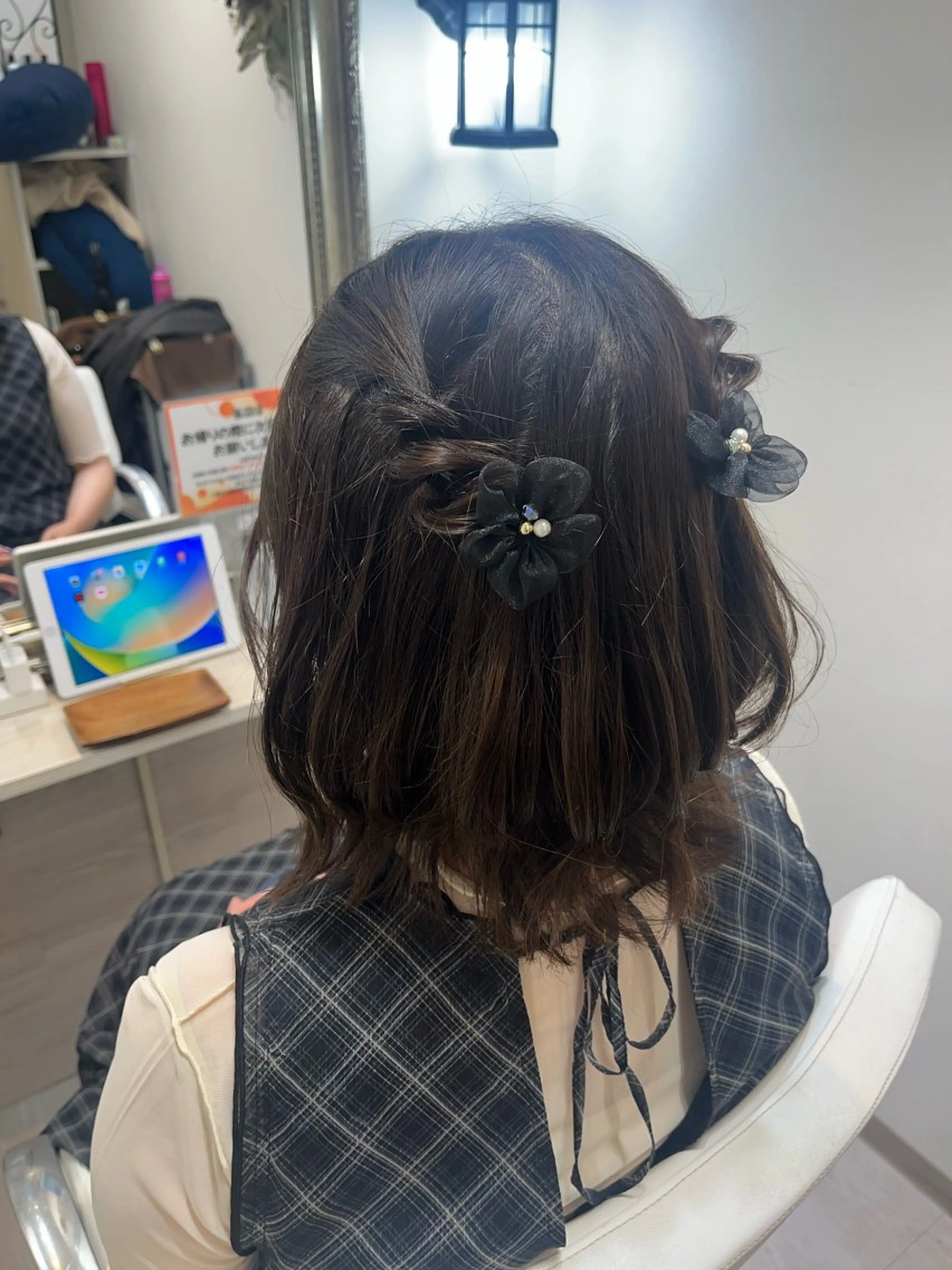 ミディアム ヘアセット 🎀ヘアセット 縮毛矯正/ハルナ🎀のヘアスタイル
