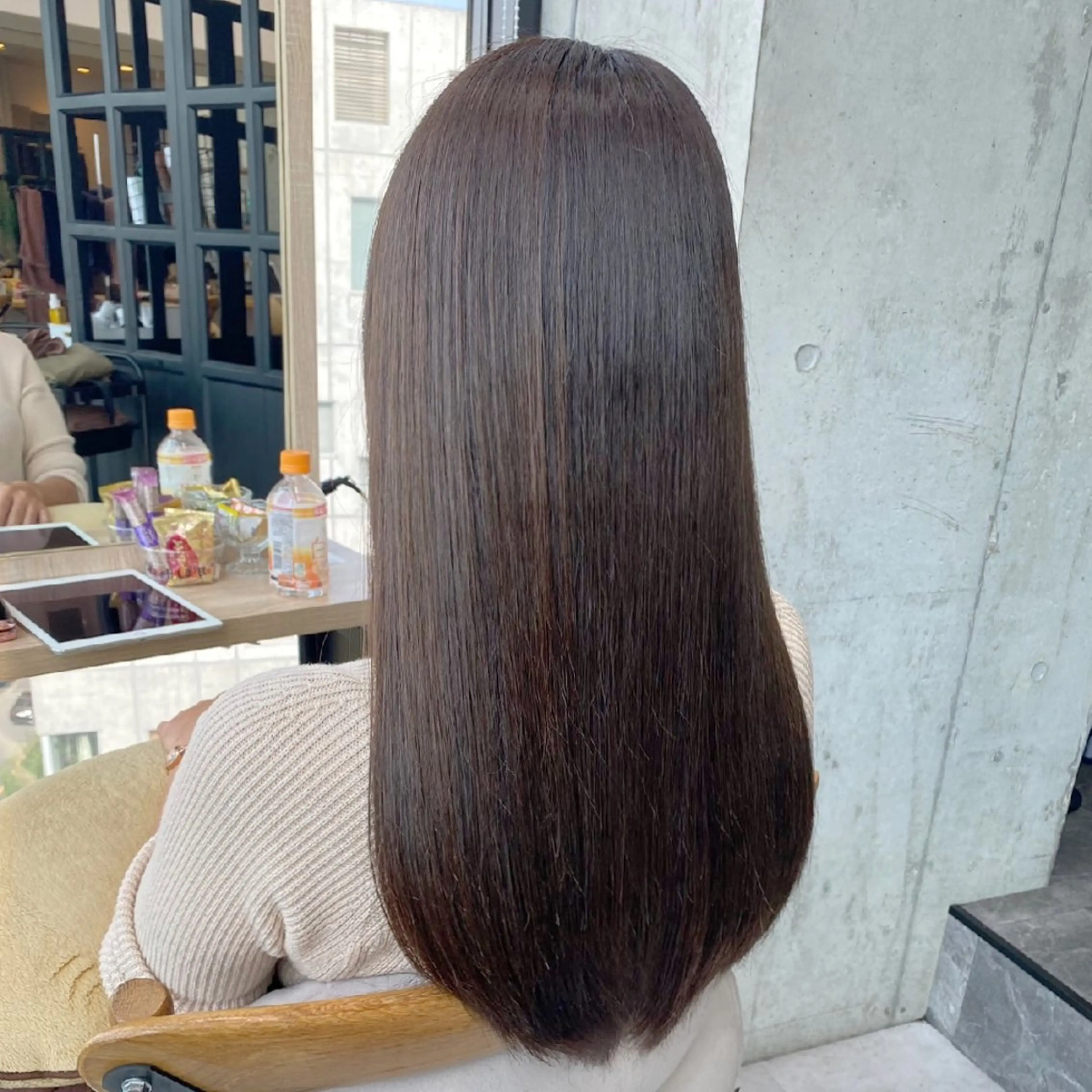 ミディアム カラー カット ヘアカラー トリートメント ヘアアレンジ/柔らか 艶カラー/AKARIのヘアスタイル