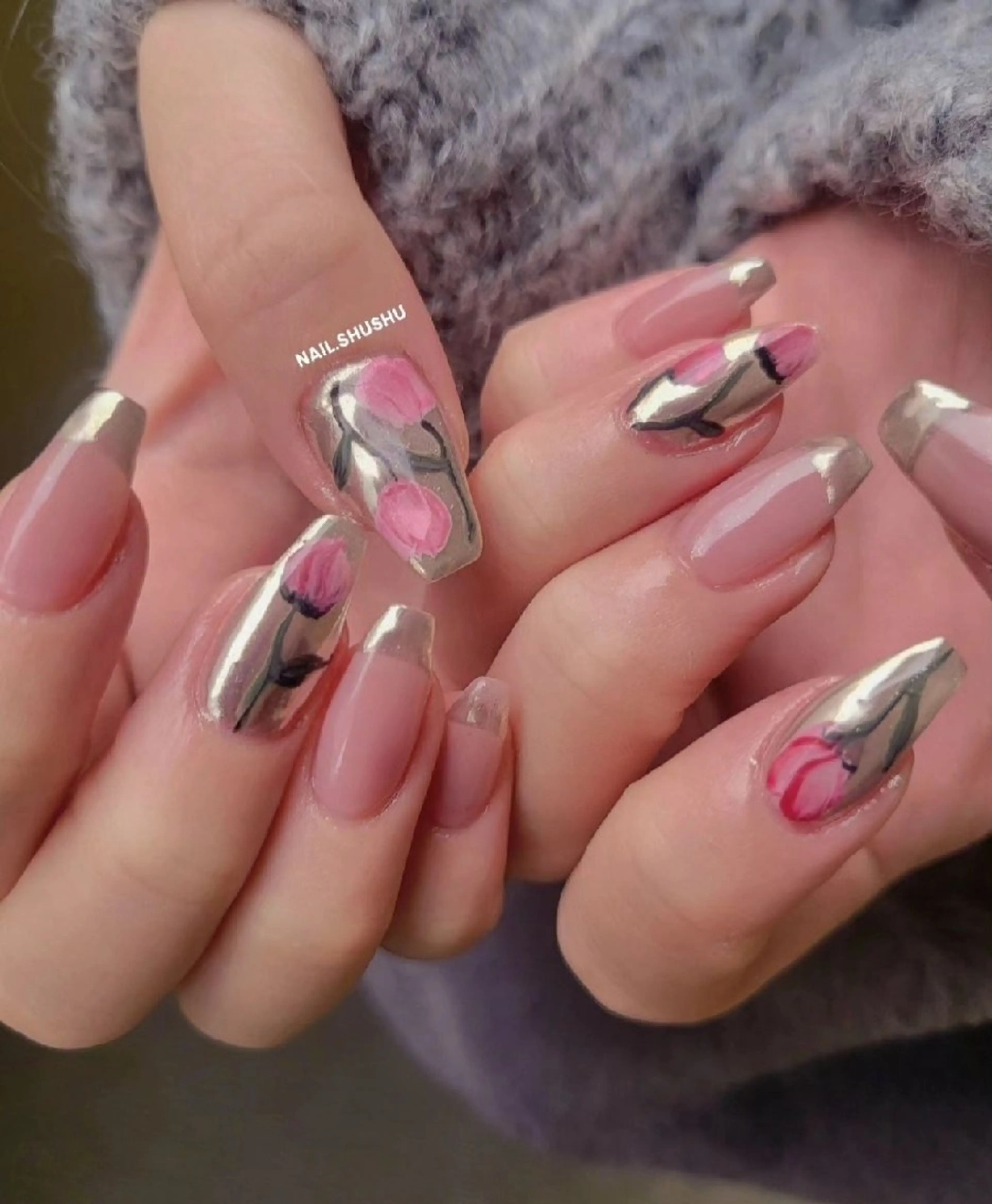 ネイル 持ち込み ニュアンスネイル ワンカラーネイル シンプルネイル 春ネイル ハンドネイル 3dパーツ/流行り 👧shushu❤️のネイルデザイン