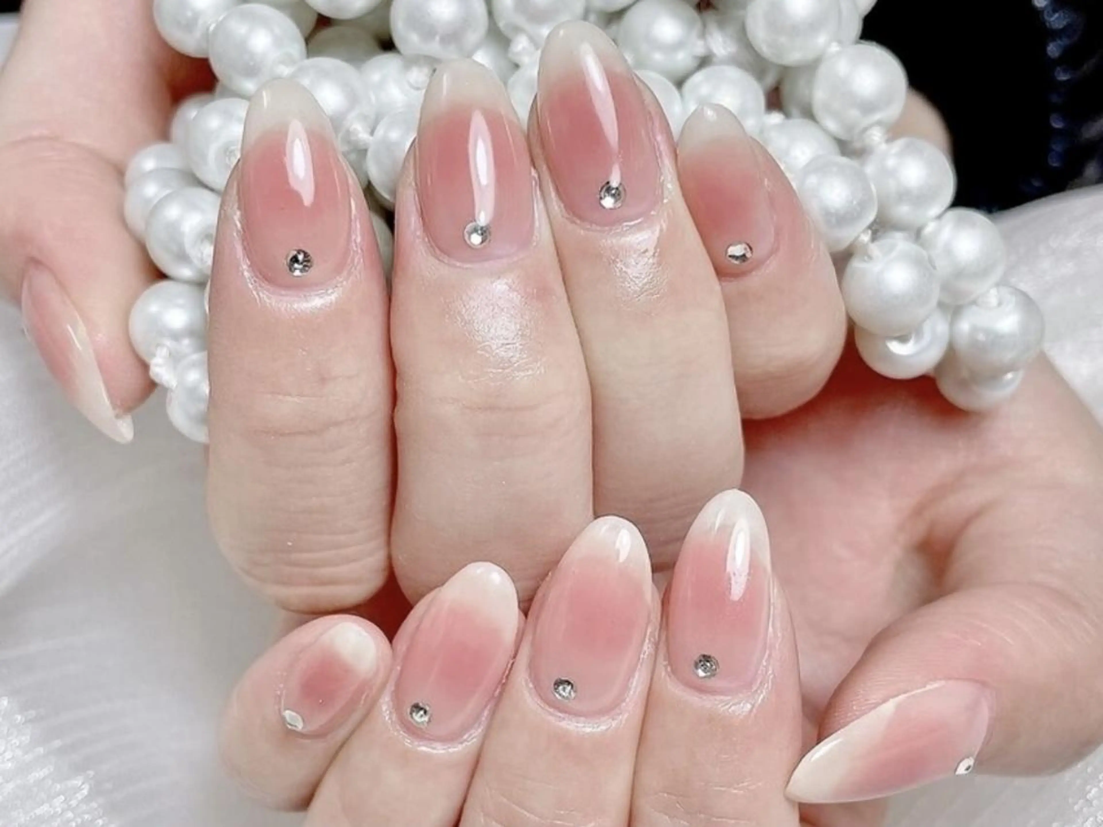 💌ハンド💒💒人気チークネイル💝持ち込みデザインオフ込み120分💞の写真