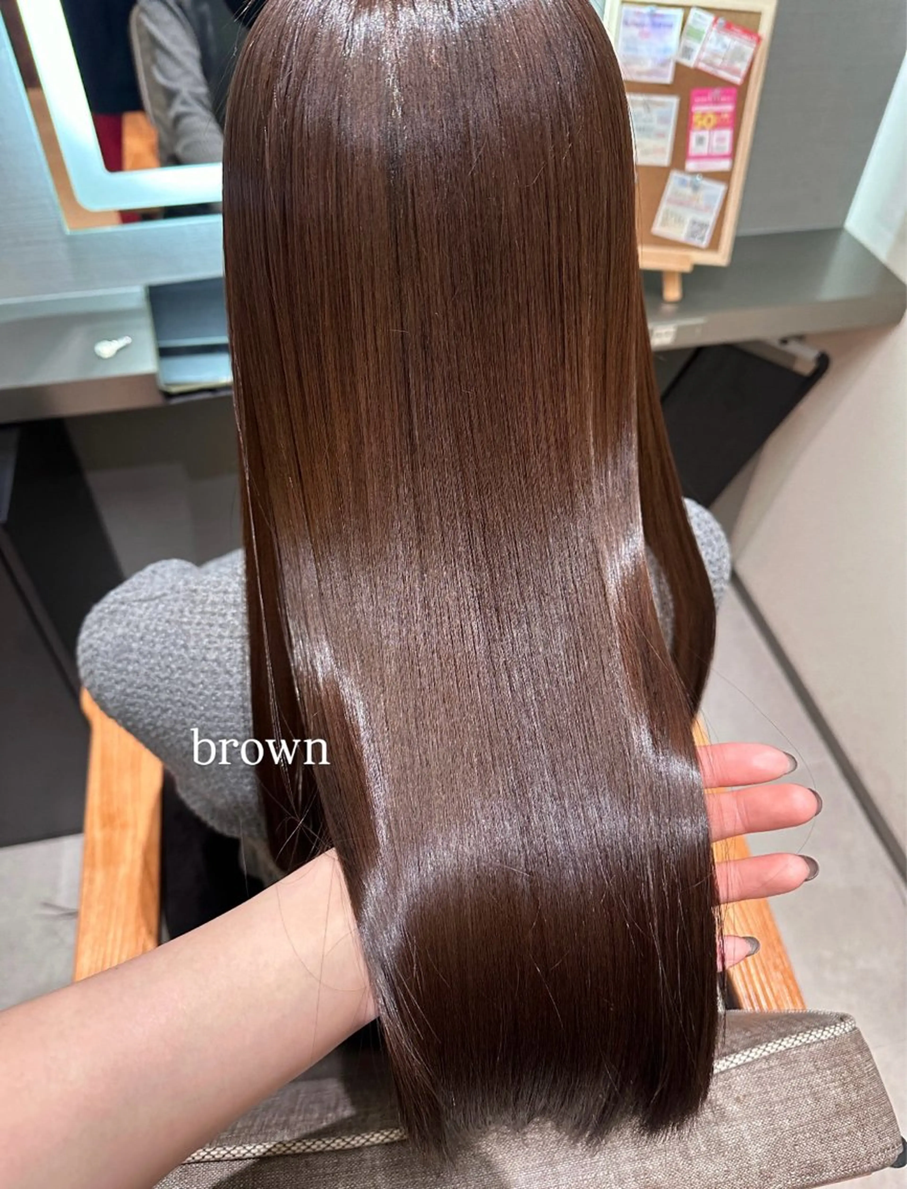 ロング カラー ブラウンカラー 髪質改善 トリートメント カット ヘアカラー トリートメント 🇰🇷韓国ｽﾀｲﾙ ﾚｲﾔｰ/ayanaのヘアスタイル