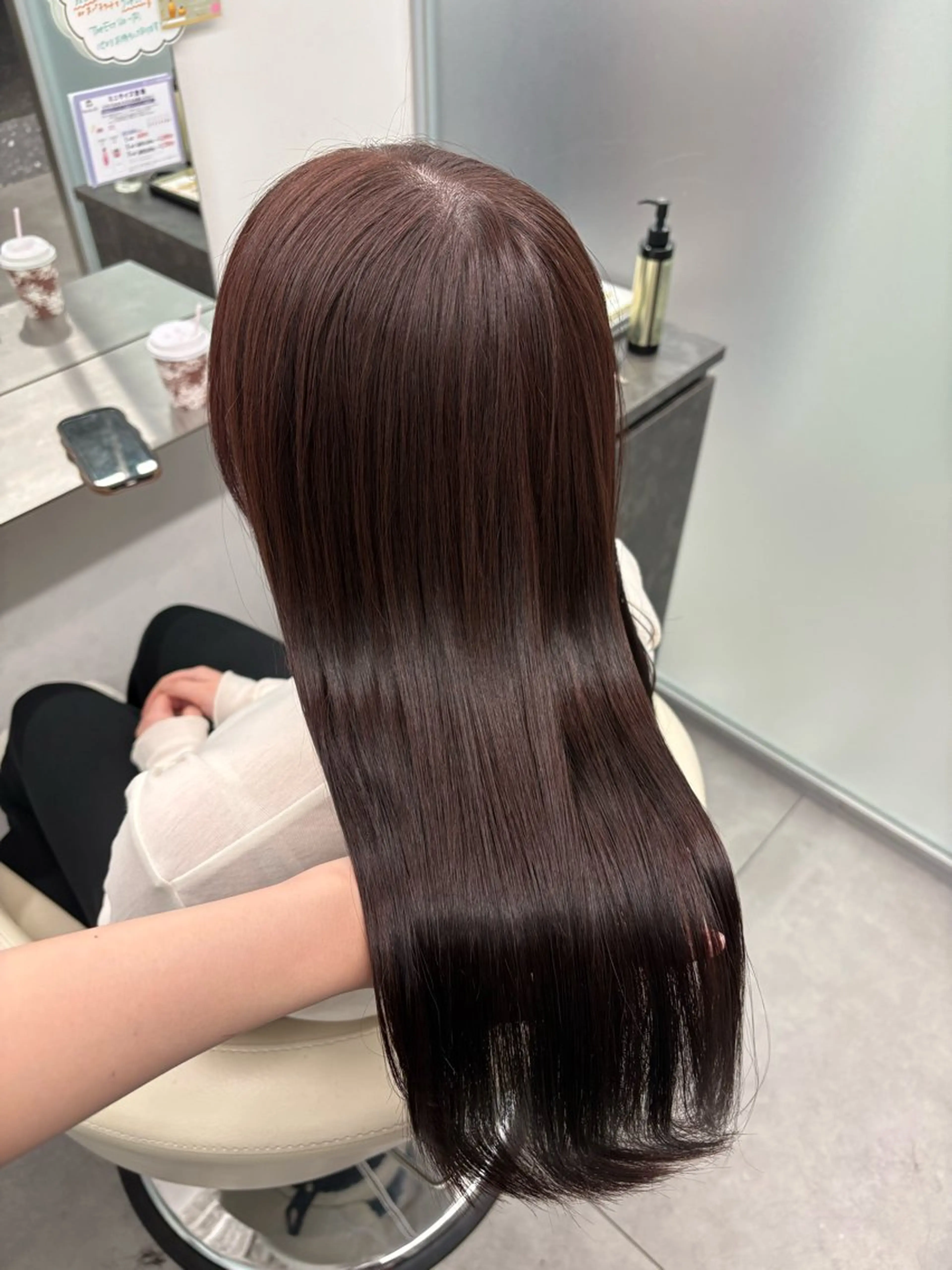 ロング カラー カット ヘアカラー トリートメント トレンド甘めガーリー Mizuki☁️🫧のヘアスタイル