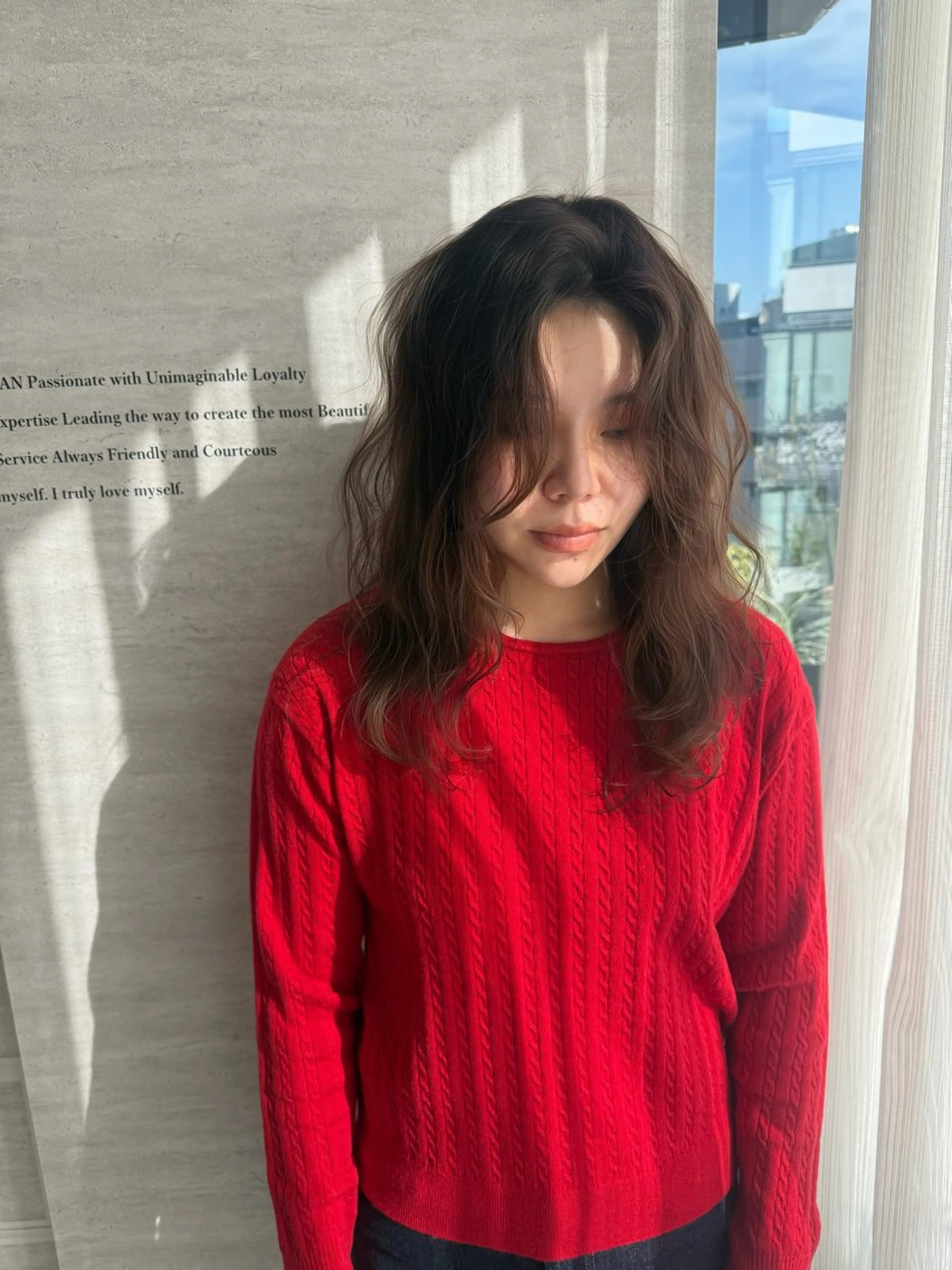 パーマ 本場韓国ヘア特化 아이비/Aibiのヘアスタイル