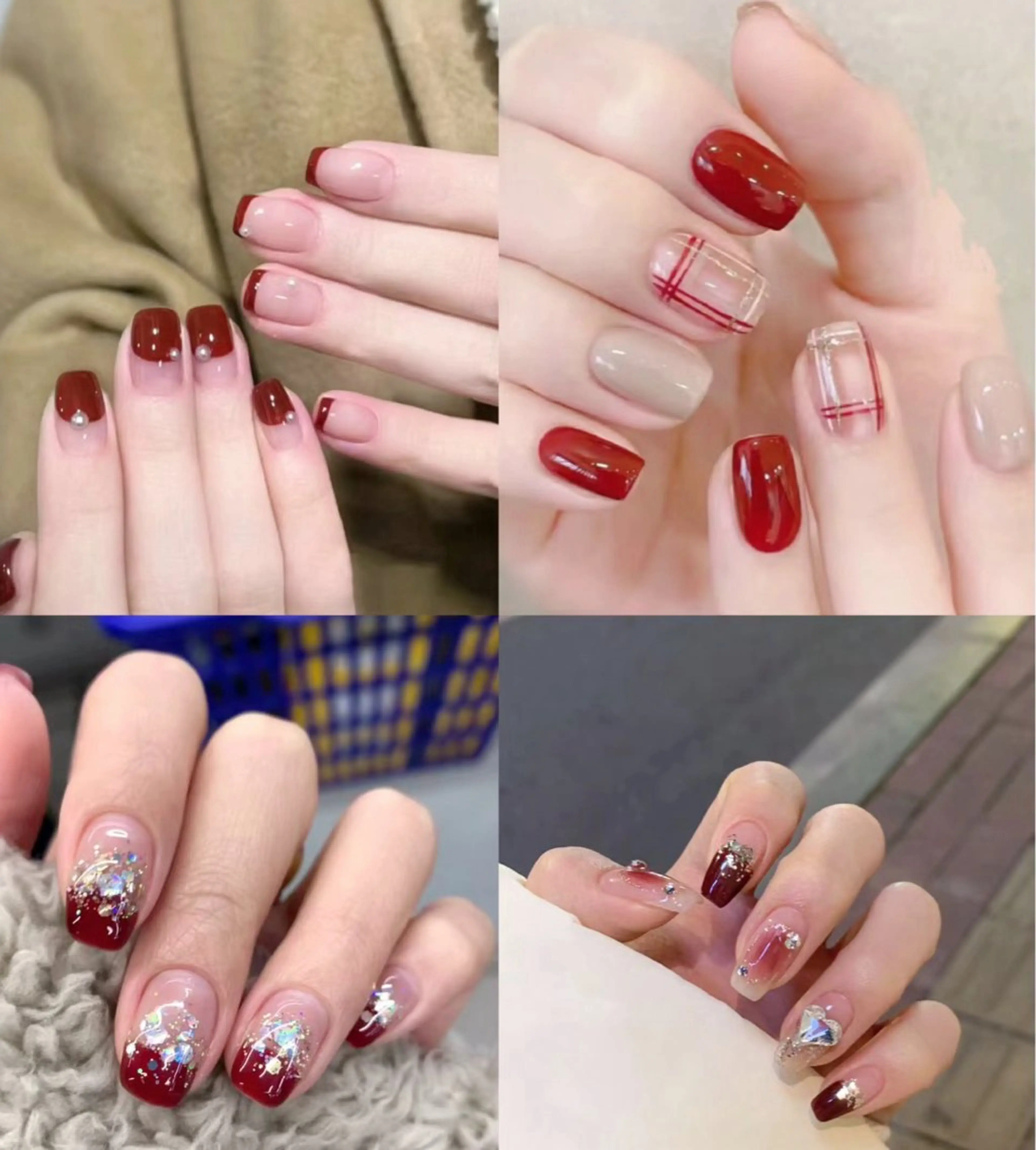 ネイル フットネイル フレンチネイル ジェルネイル ゴージャス ハート ハンドネイル MoonNail ユリ🌸のネイルデザイン