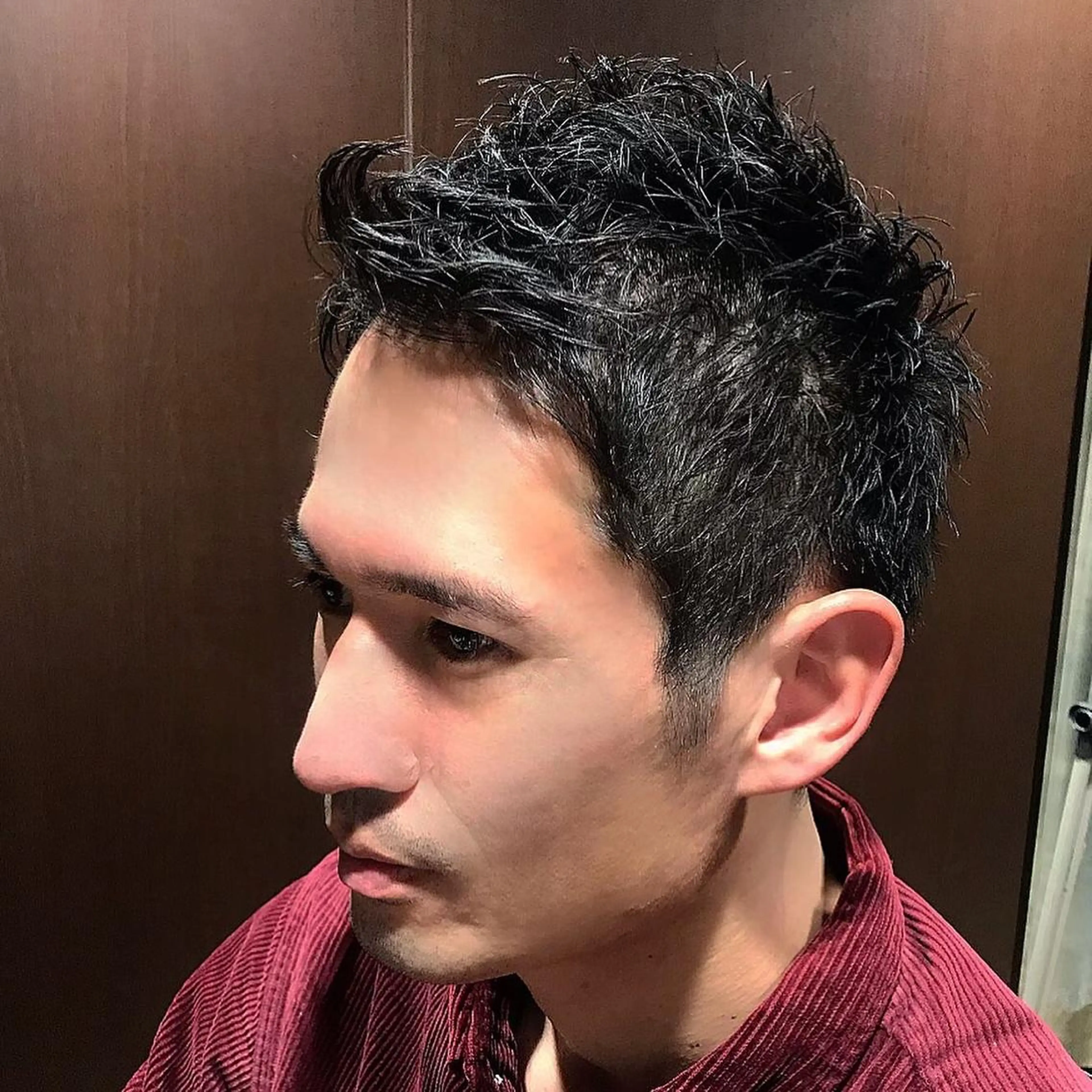 ショート プレミアムバーバー 表参道のヘアスタイル