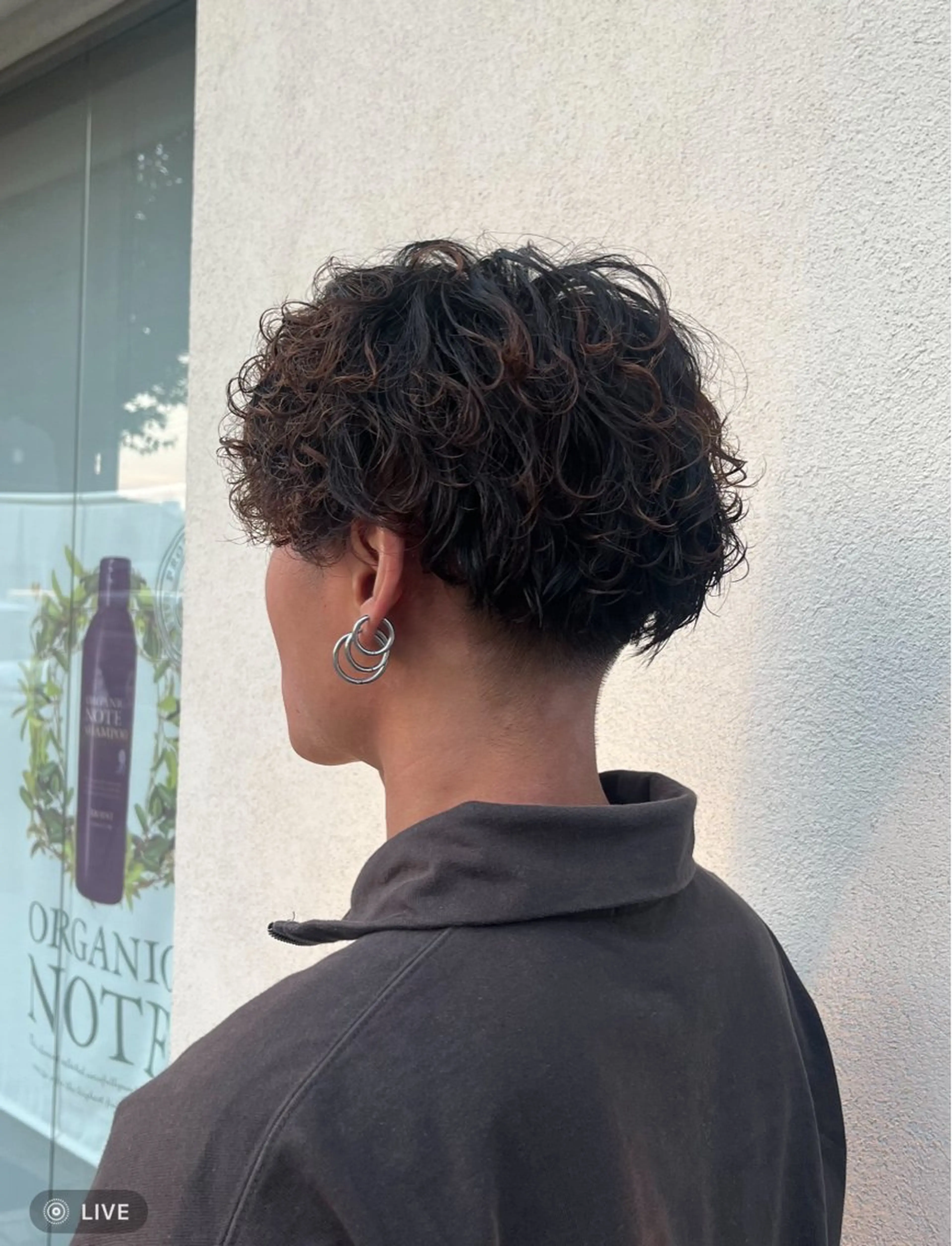 パーマ メンズ 仲谷 直のヘアスタイル