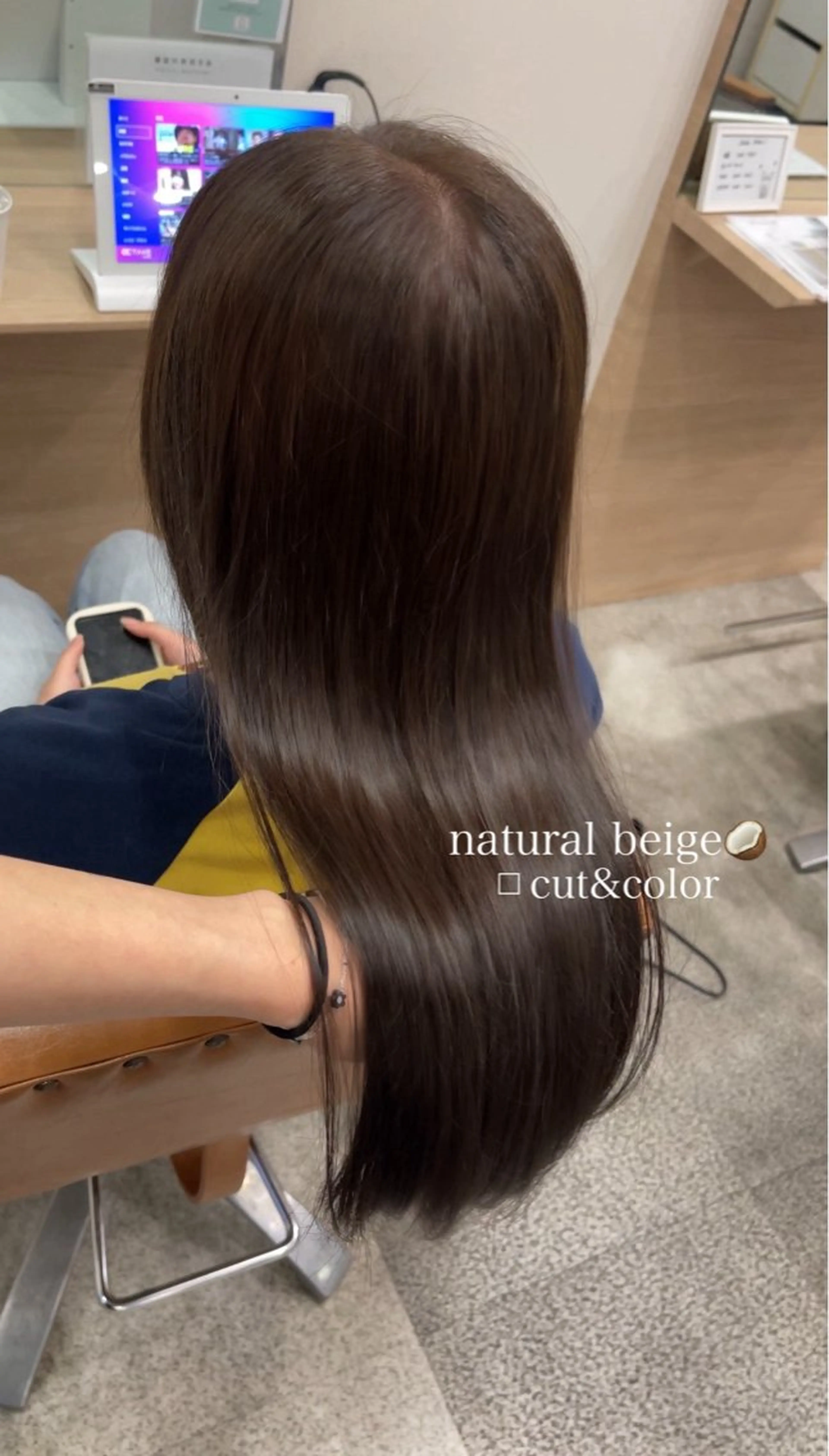 ロング カラー カット ヘアカラー トリートメント 🫧chinatsu 🫧のヘアスタイル