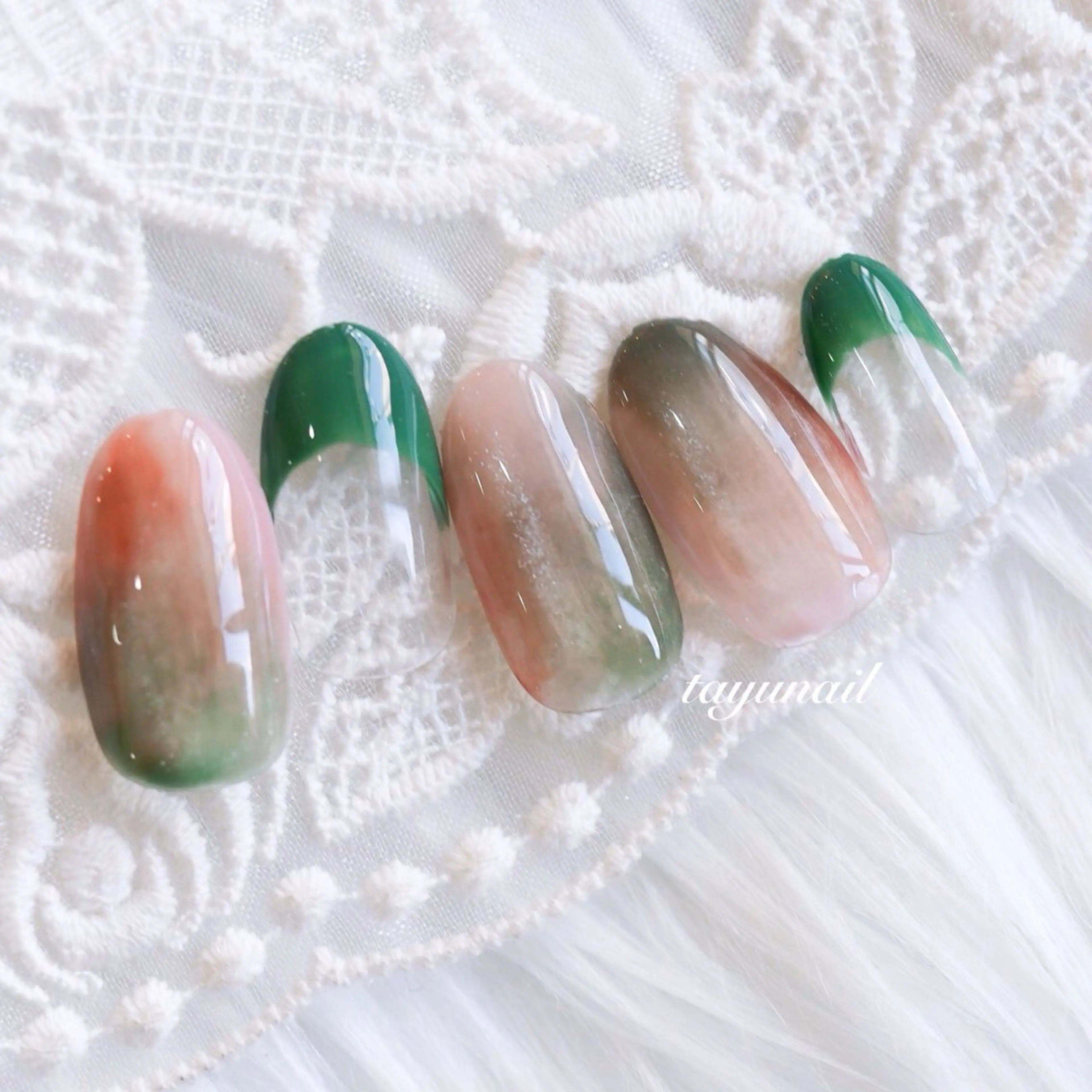 ネイル アートネイル ジェルネイル パラジェル ハンドネイル ネイルサロン・ネイルスクール たゆnail所属・ネイルサロン 【たゆnail】のネイルデザイン