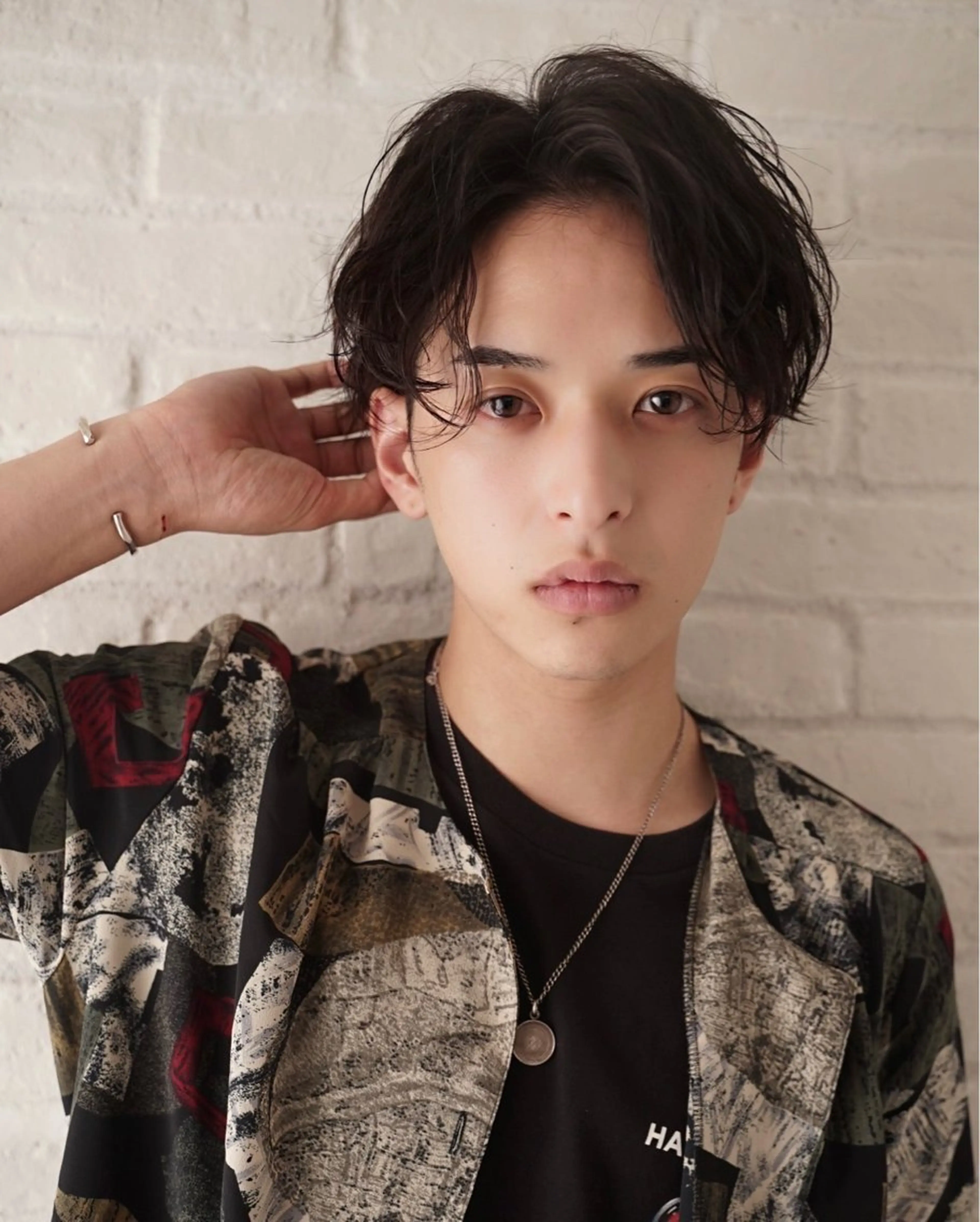 パーマ メンズ カット 中野 結華のヘアスタイル