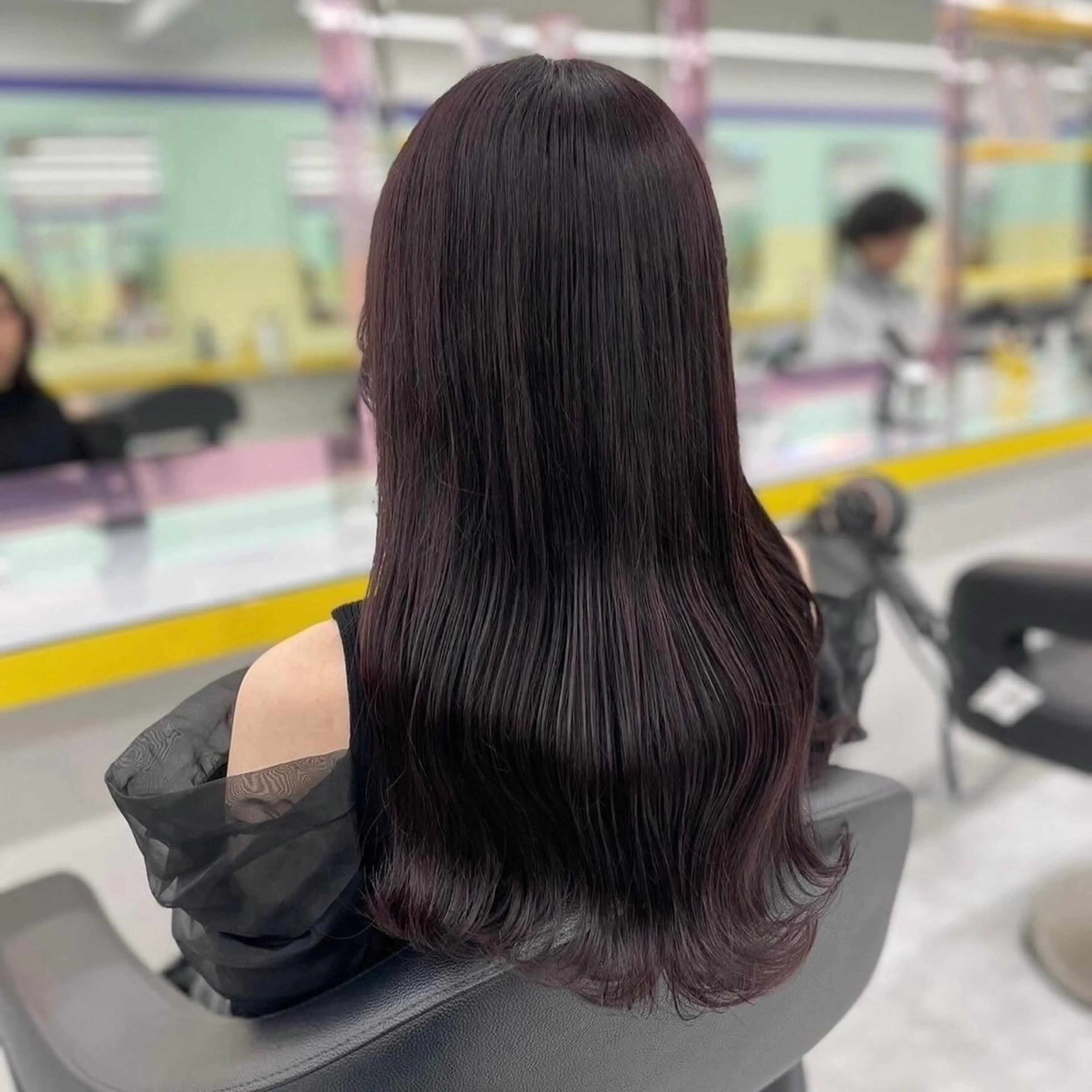 ロング カラー ラベンダーカラー モテ髪ハイトーン🫧 serina🎀池袋のヘアスタイル