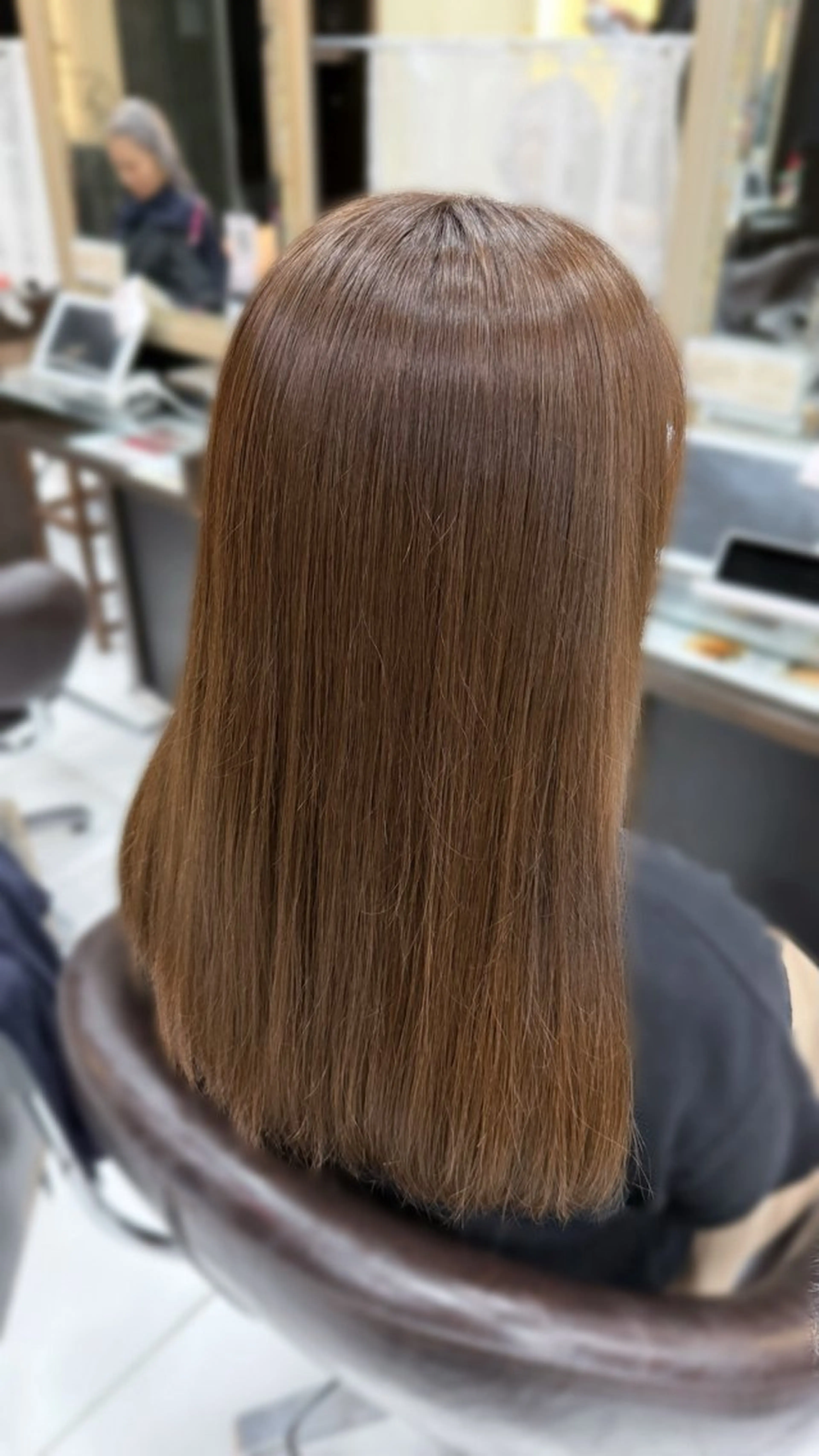 ロング カラー ブラウンカラー カットモデル募集中 💜manaka💜のヘアスタイル