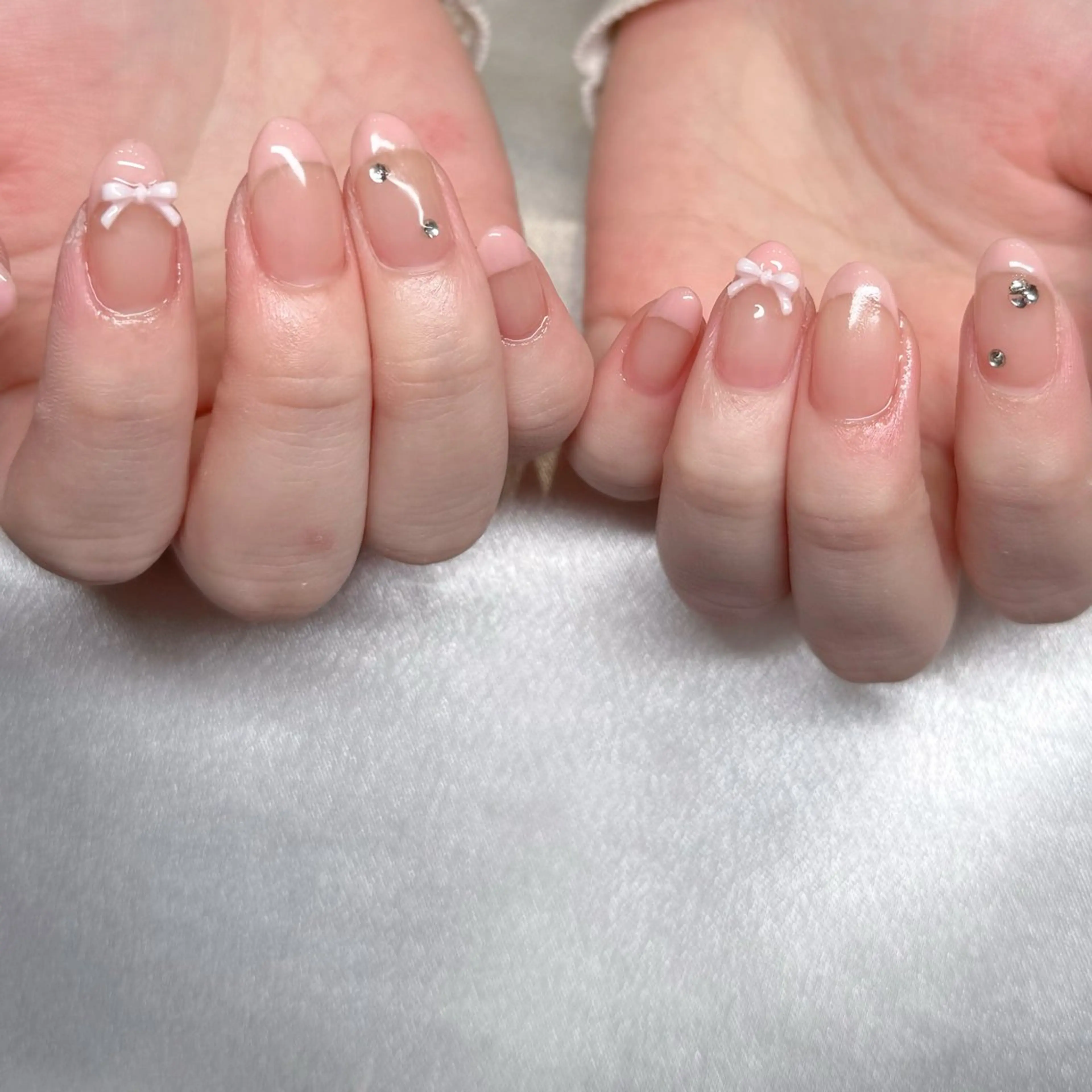 ネイル ハンドネイル mau🩵nail 堺筋本町｜心斎橋のネイルデザイン