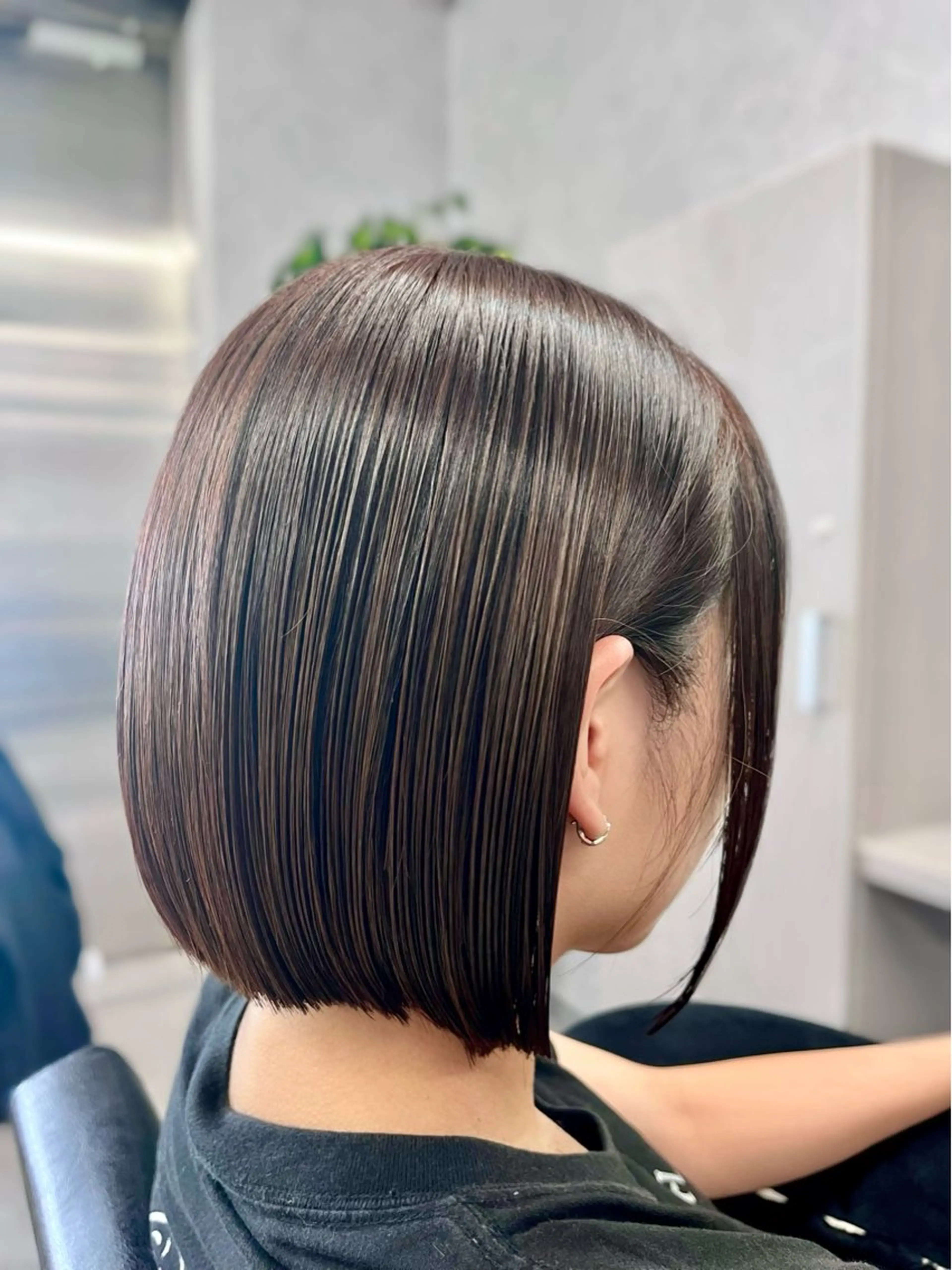 ショート カラー ブラウンカラー オレンジ オレンジブラウン ボブ オオバ｜ 理想寄せのヘアスタイル