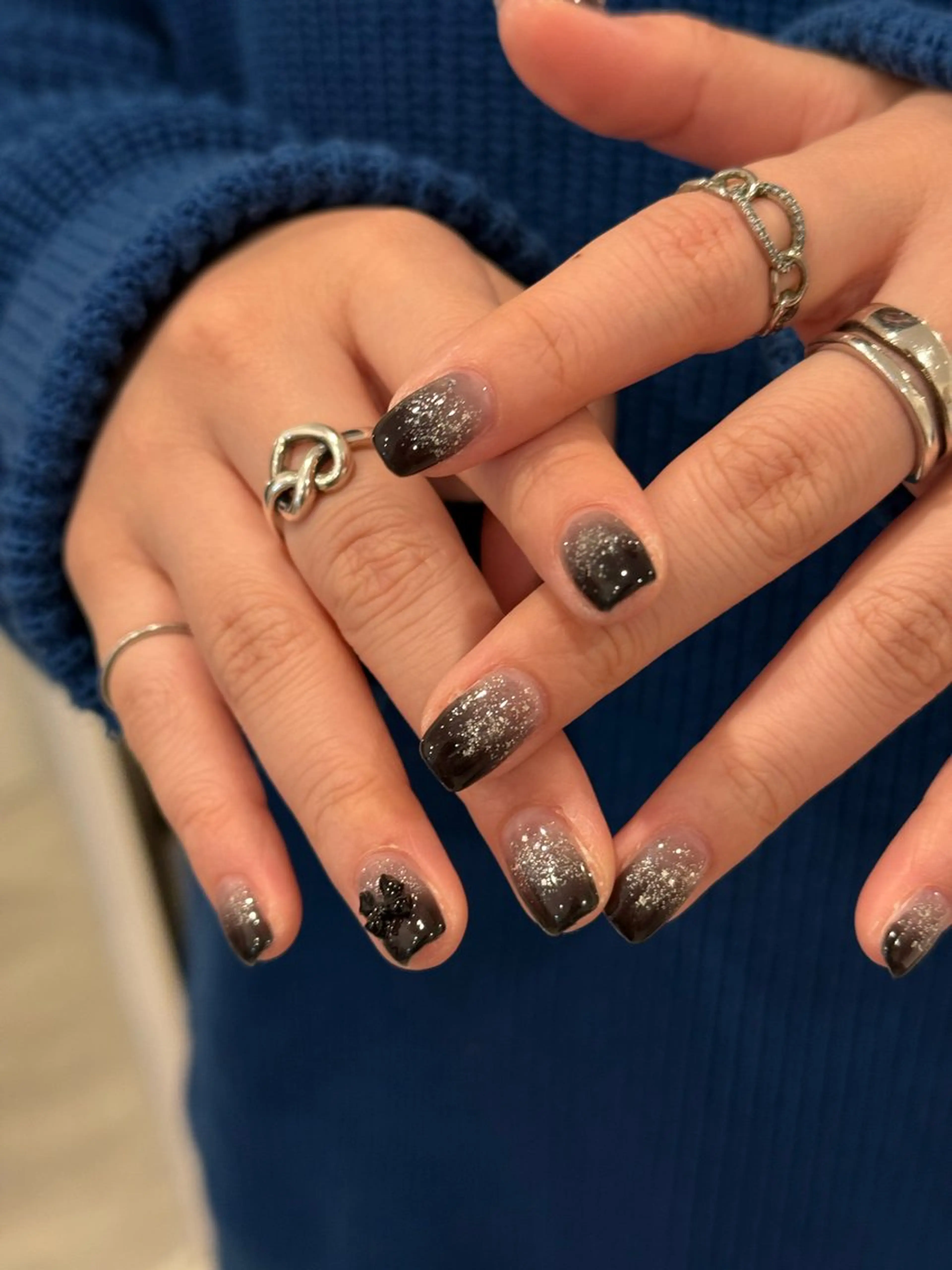 ネイル ラメ(グリッター) ハンドネイル nr. nayuのネイルデザイン