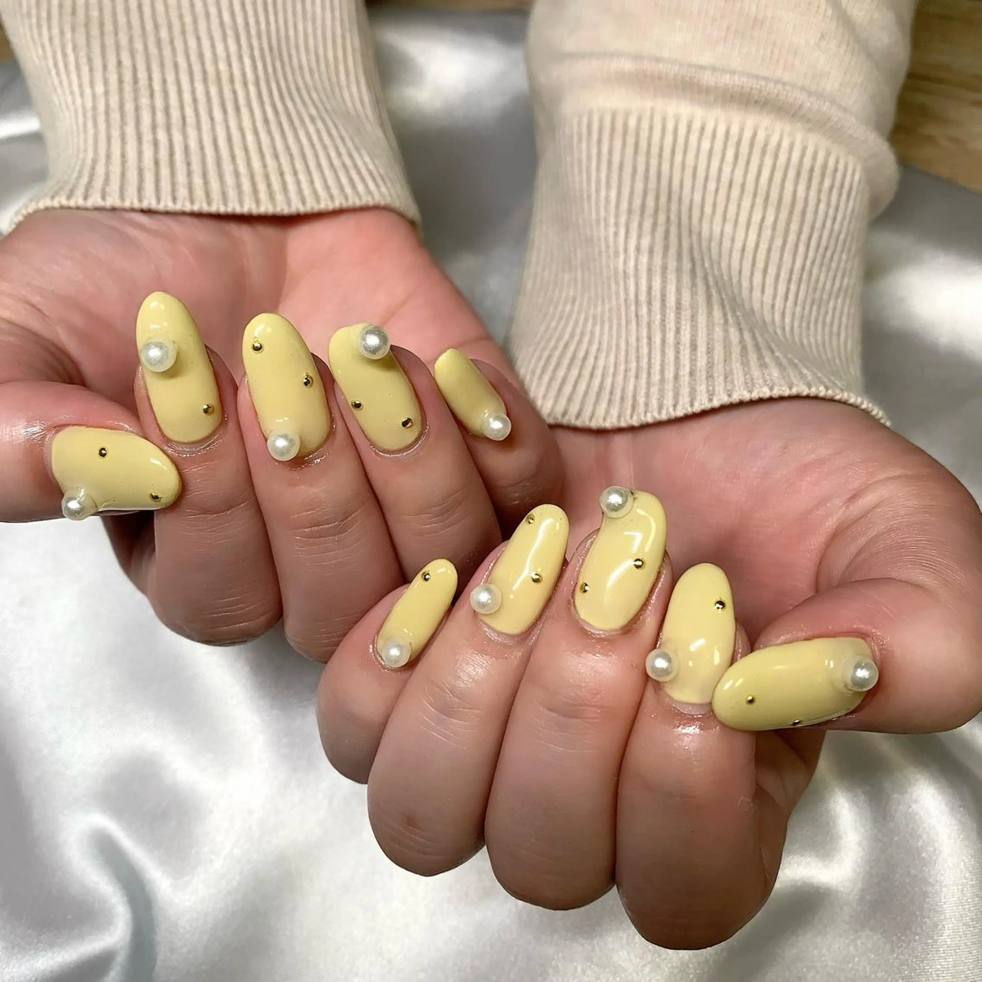 ネイル ワンカラーネイル ハンドネイル Lucid Fleur Amiのネイルデザイン