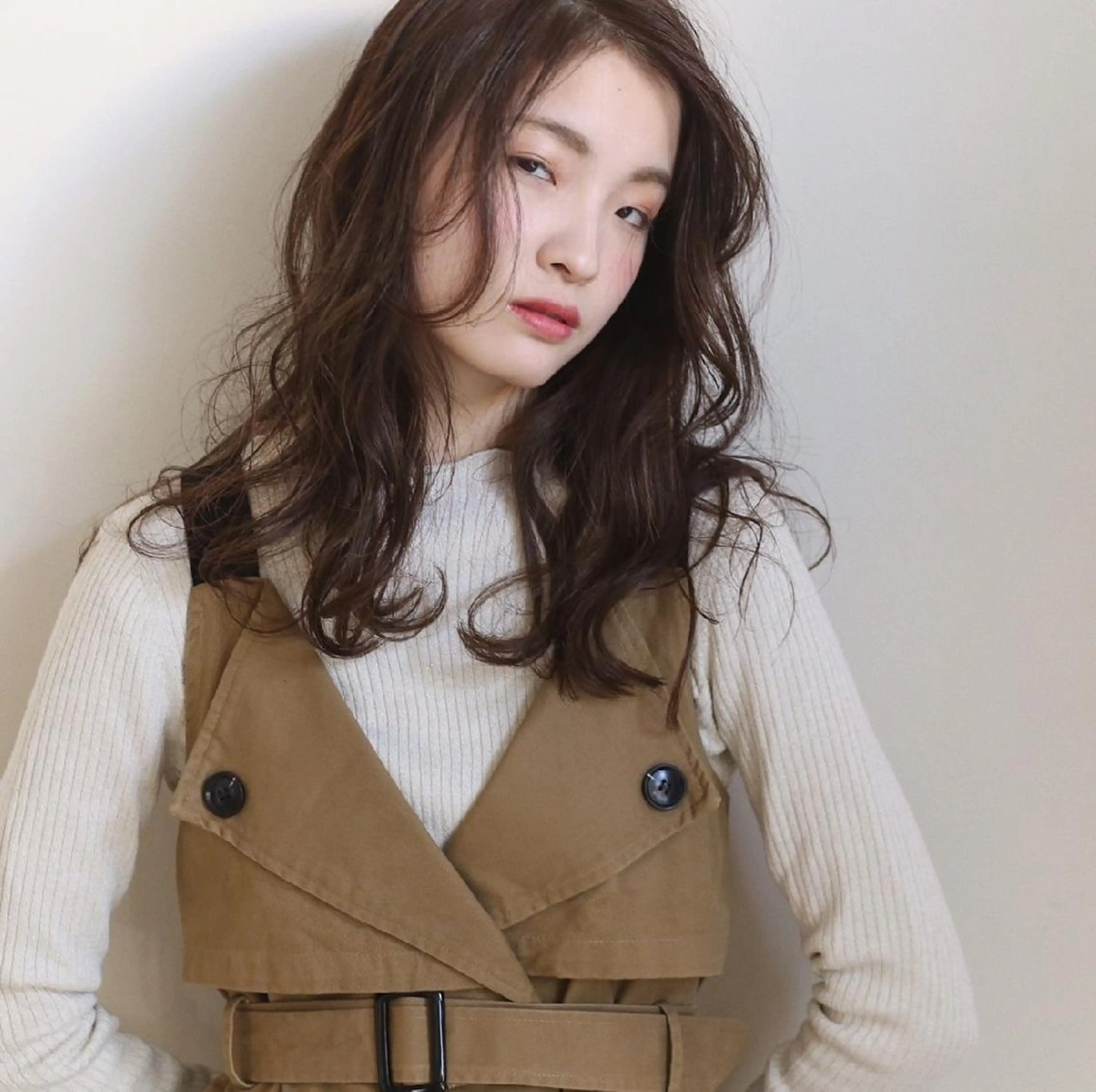 ロング ロング カット ヘアカラー 武川 楓のヘアスタイル