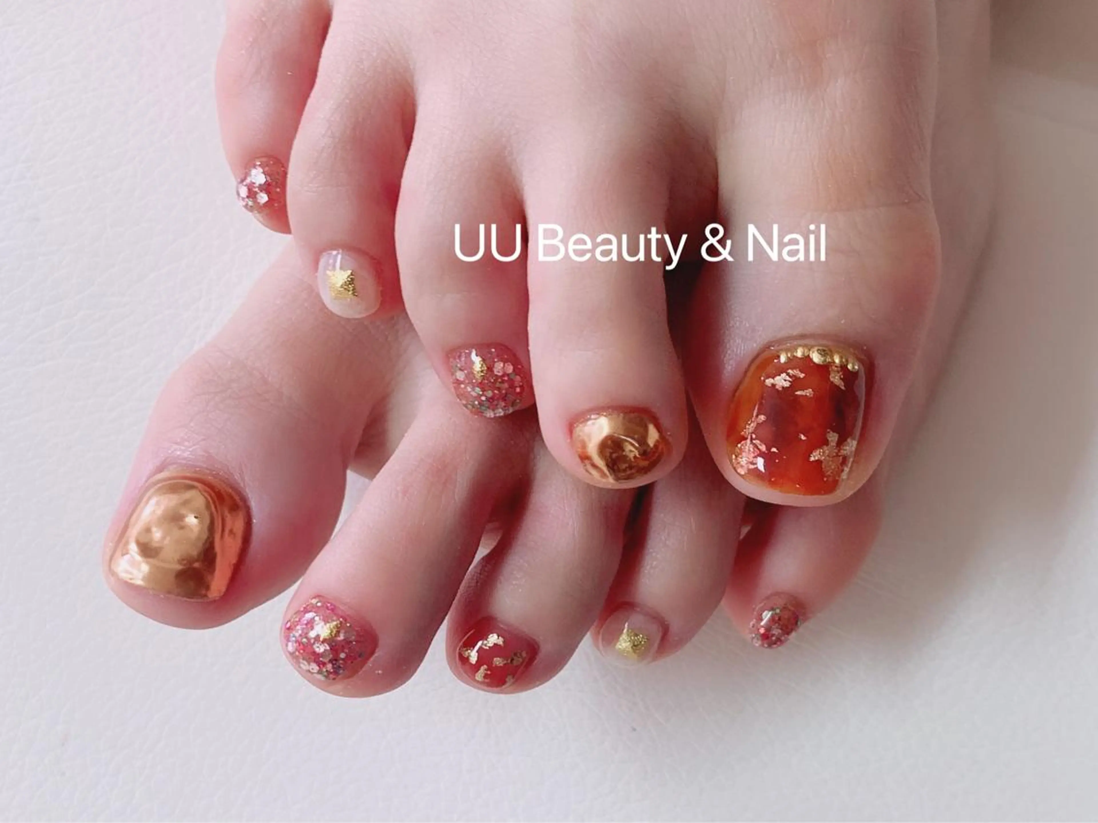 ネイル フットネイル UU Beauty &Nailのネイルデザイン