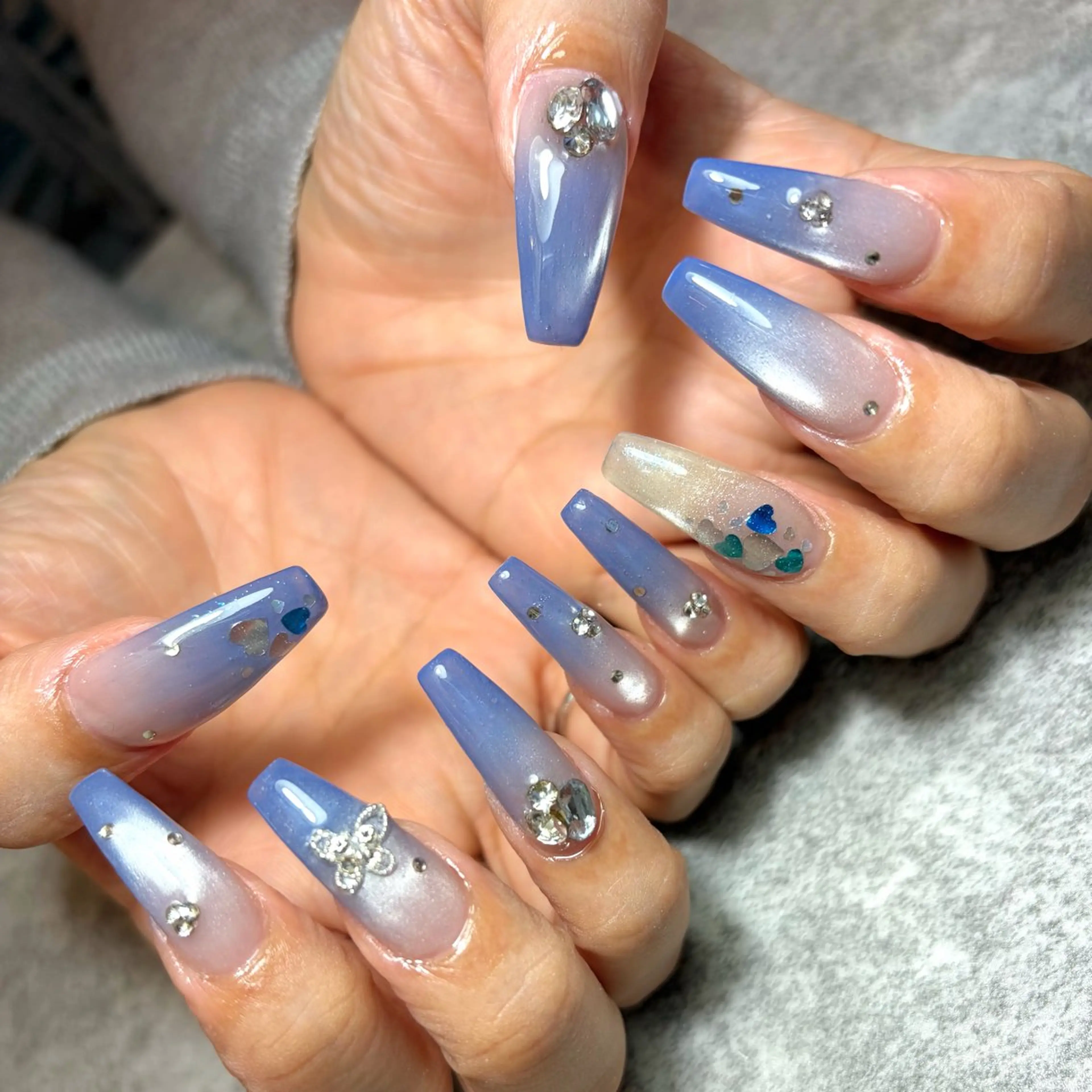 ネイル ブルー Mii nailのネイルデザイン