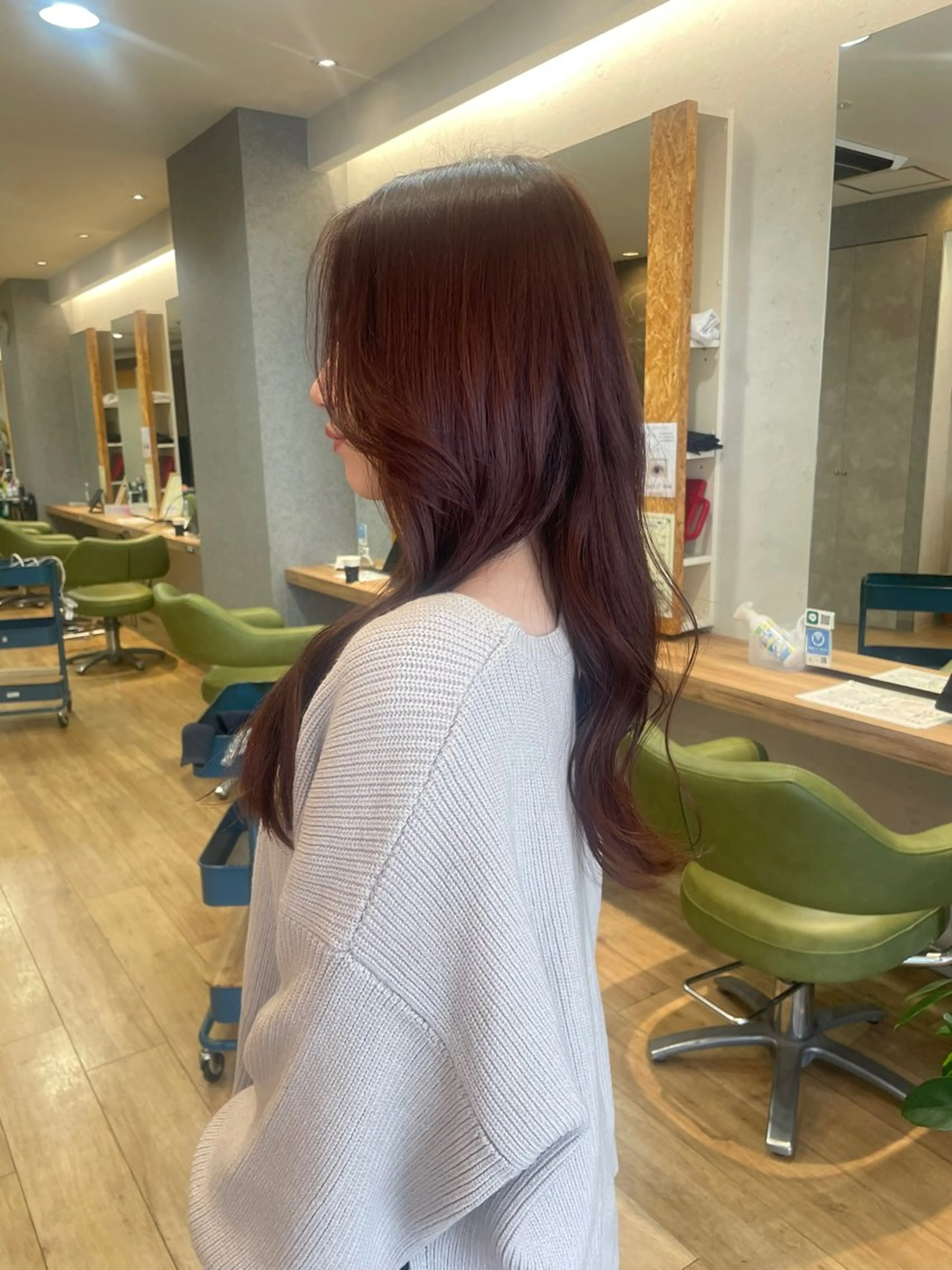 ロング カラー ブラウンカラー ピンクカラー 髪質改善/Bloss om🌷高橋沙衣のヘアスタイル