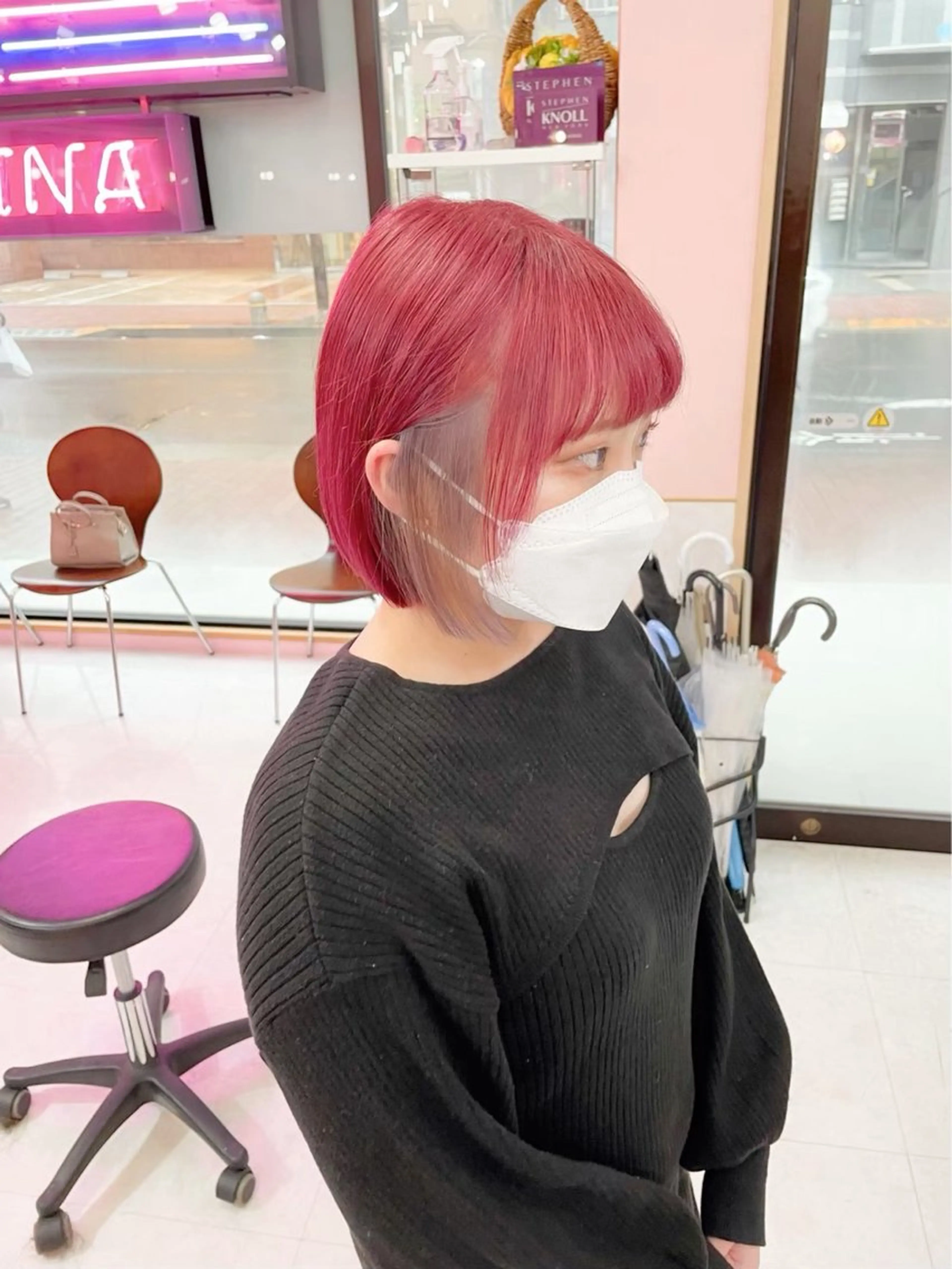 ミディアム 島川 蒼梧のヘアスタイル