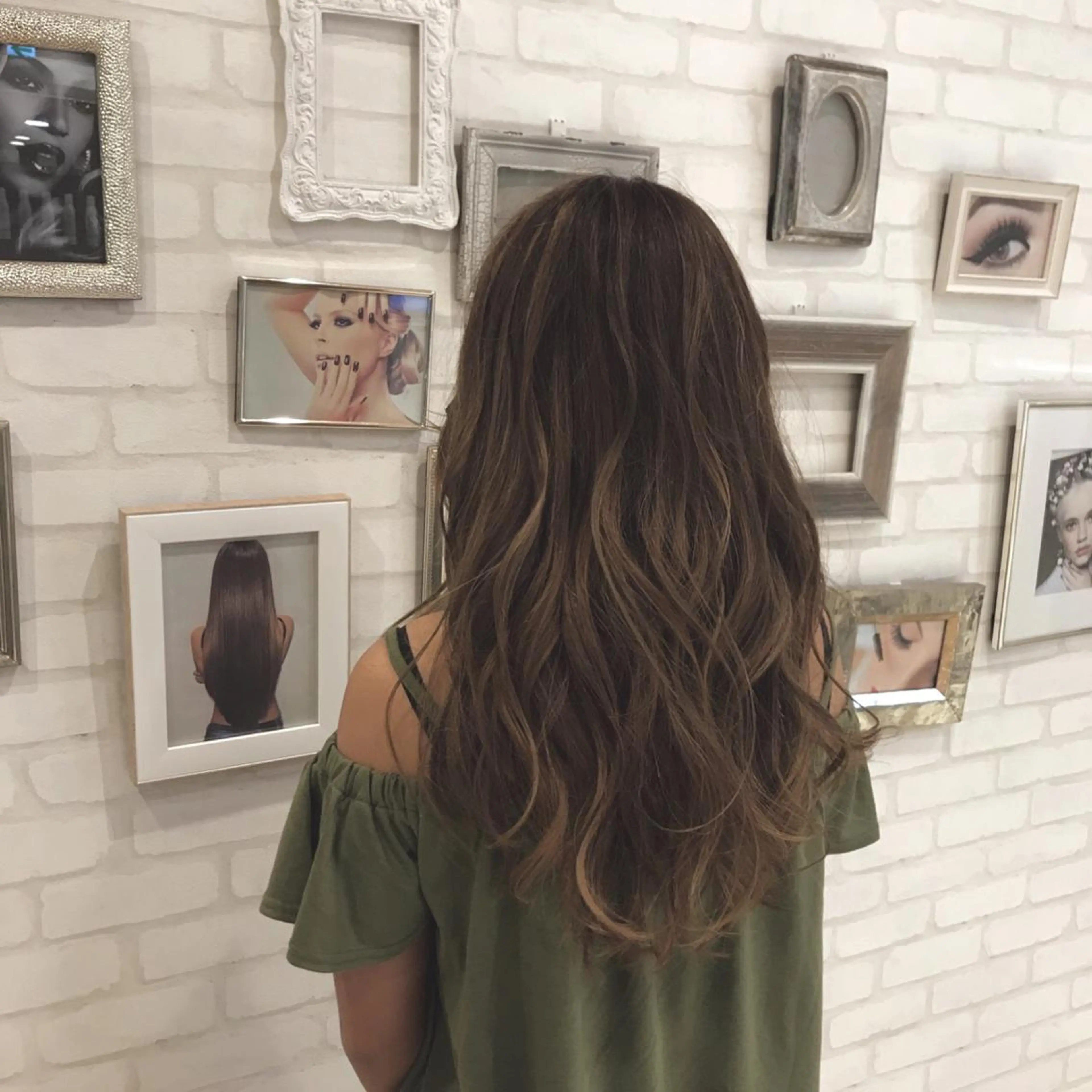 ロング カラー 外国人風カラー カット ヘアカラー 【髪質改善】 夏目結以のヘアスタイル