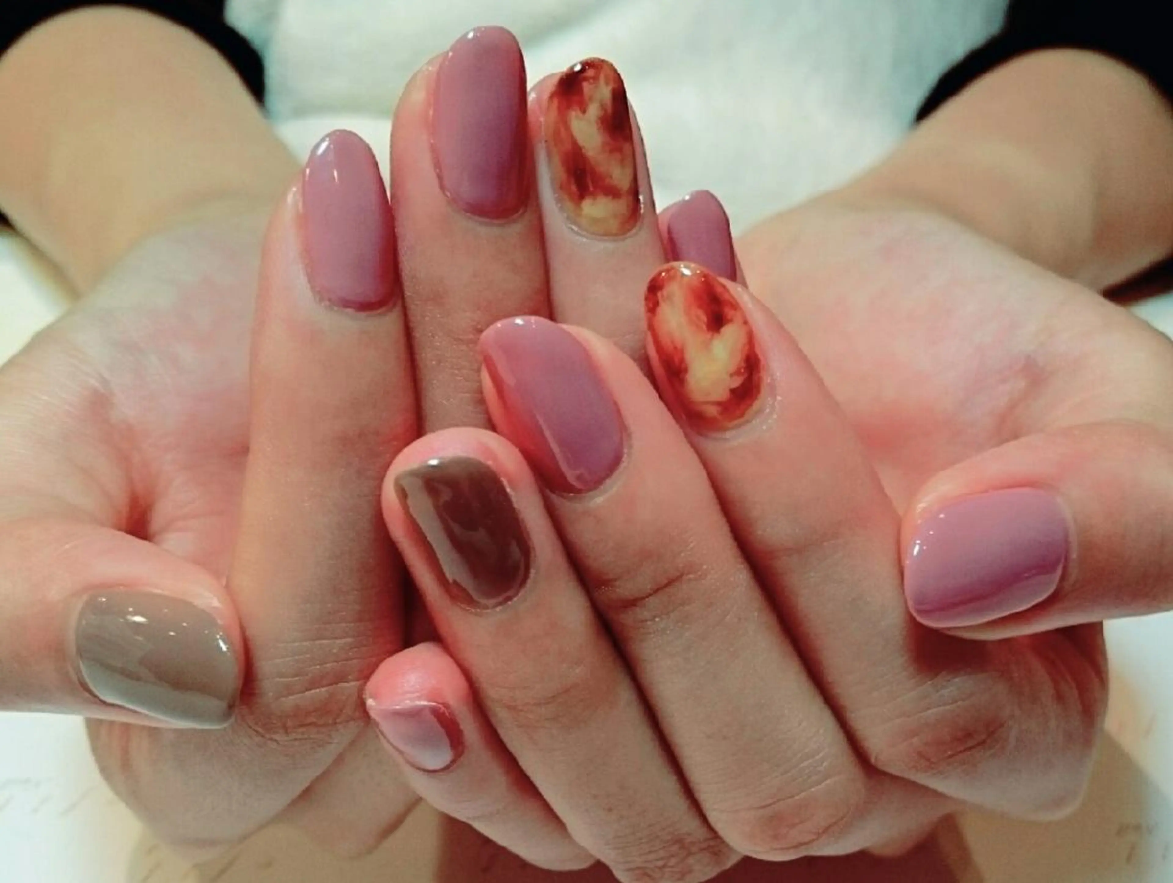 ネイル ジェルネイル みー shakushiroのネイルデザイン