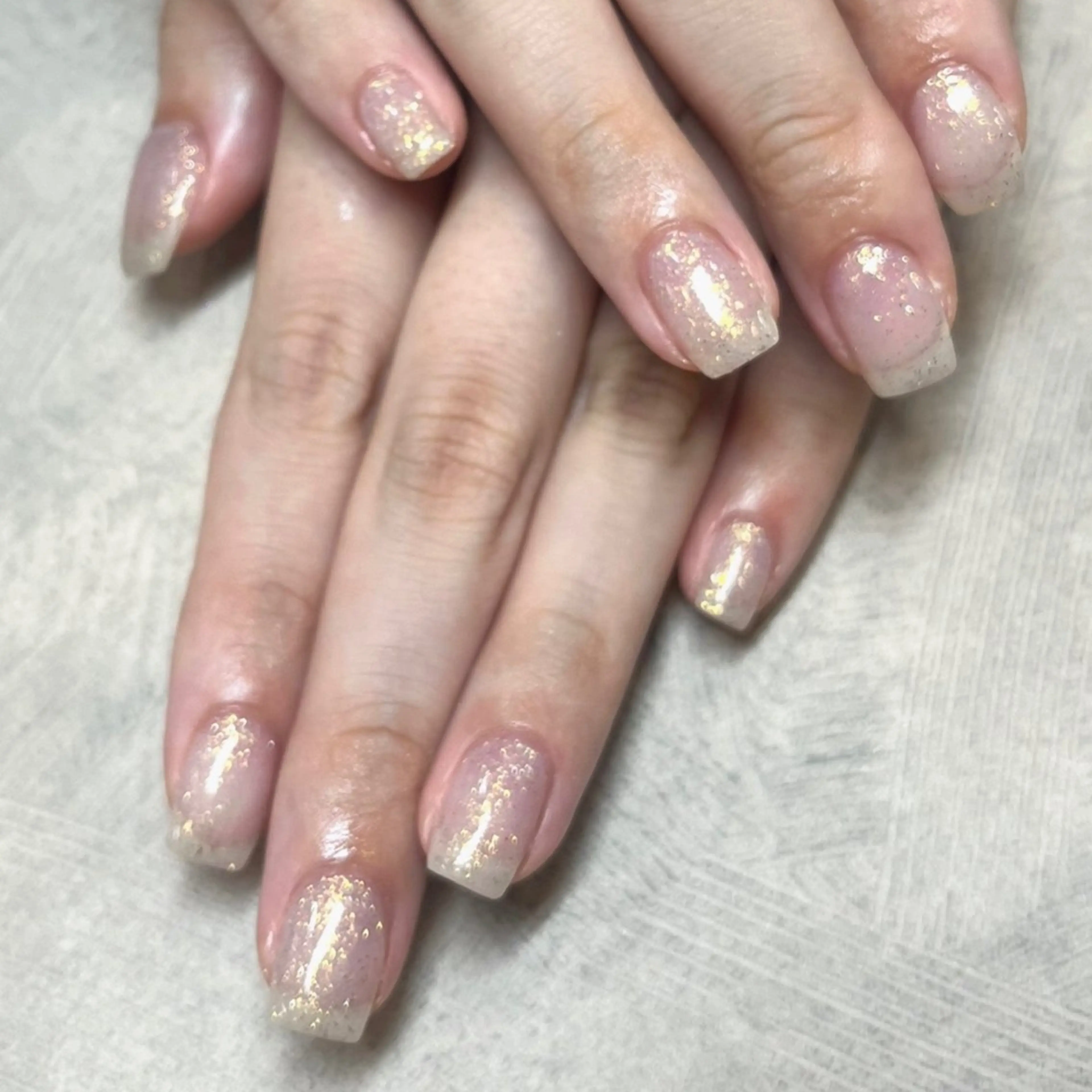 ネイル ラメ(グリッター) ワンカラーネイル ハンドネイル nail patio 新越谷 yukiのネイルデザイン