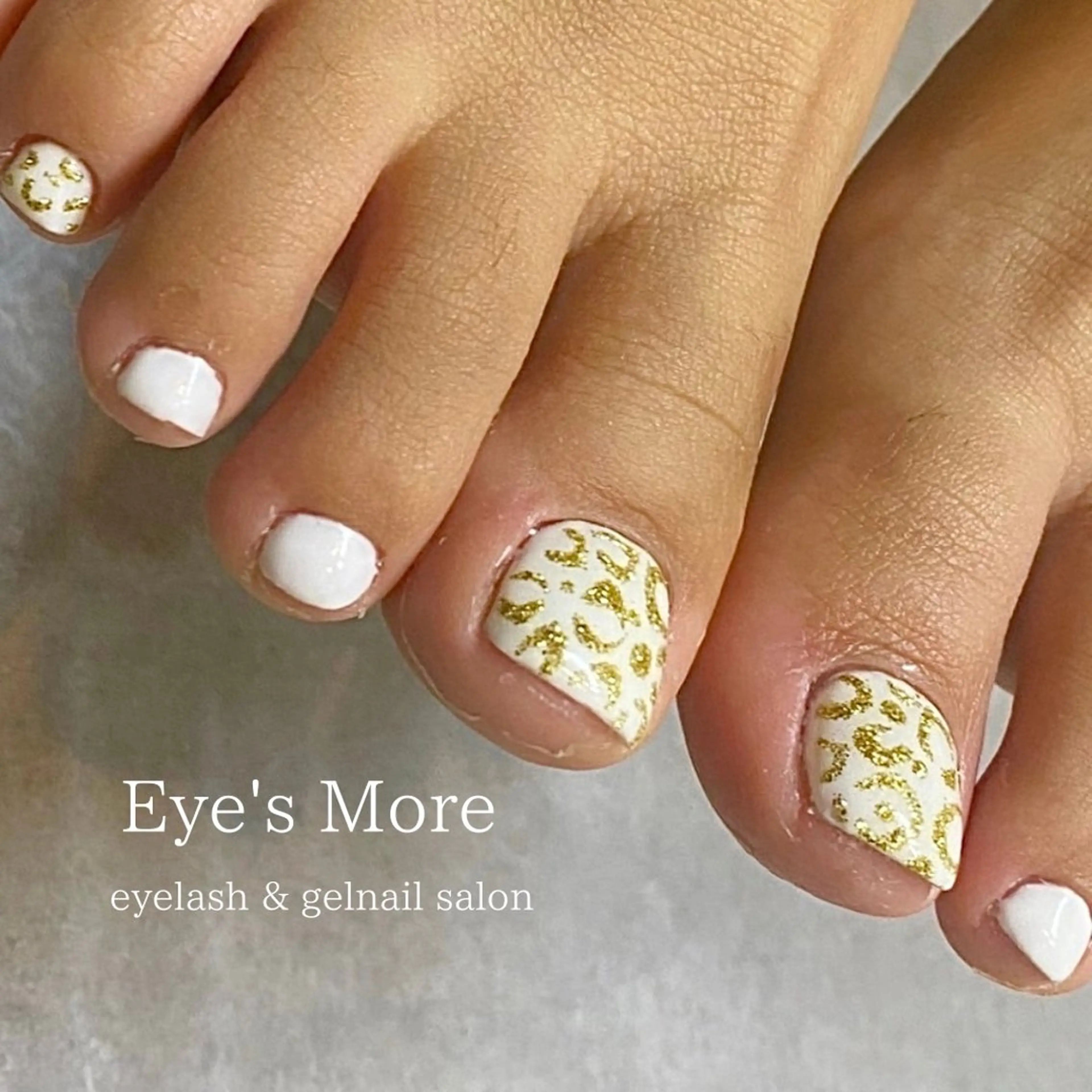 ネイル ラメ(グリッター) フットネイル Mai Nailistのネイルデザイン