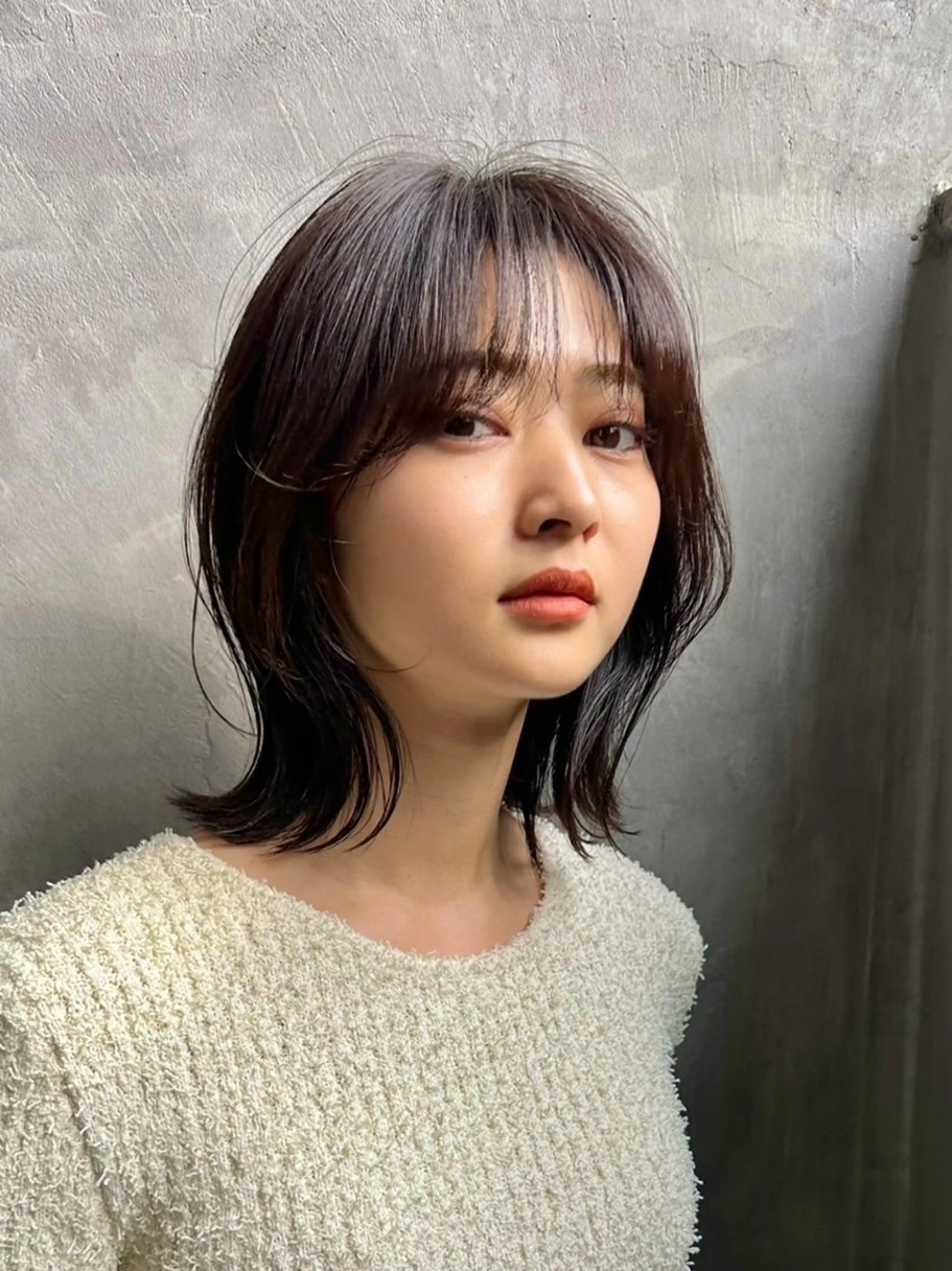 ミディアム フジムラ ヒロタカのヘアスタイル